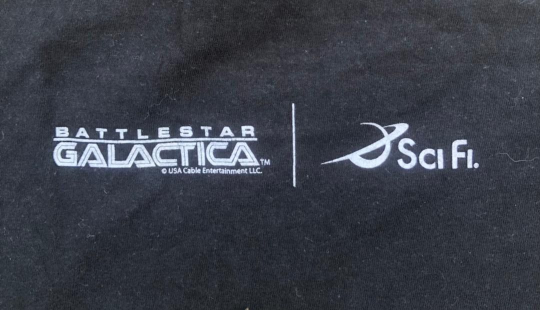 Vintage vintage tee Battlestar Galctica movie promo ( A 22 ) Size US L / EU 52-54 / 3 - 4 Thumbnail