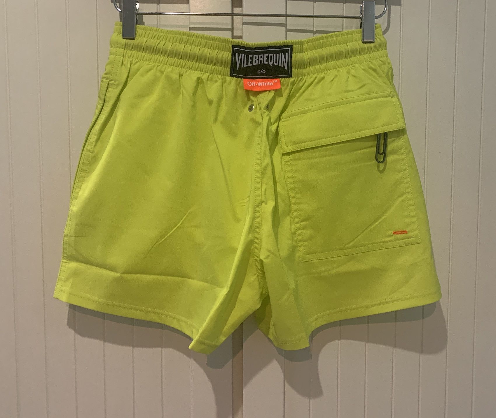 FW'19 Paint-Stained Shell Swim Shorts