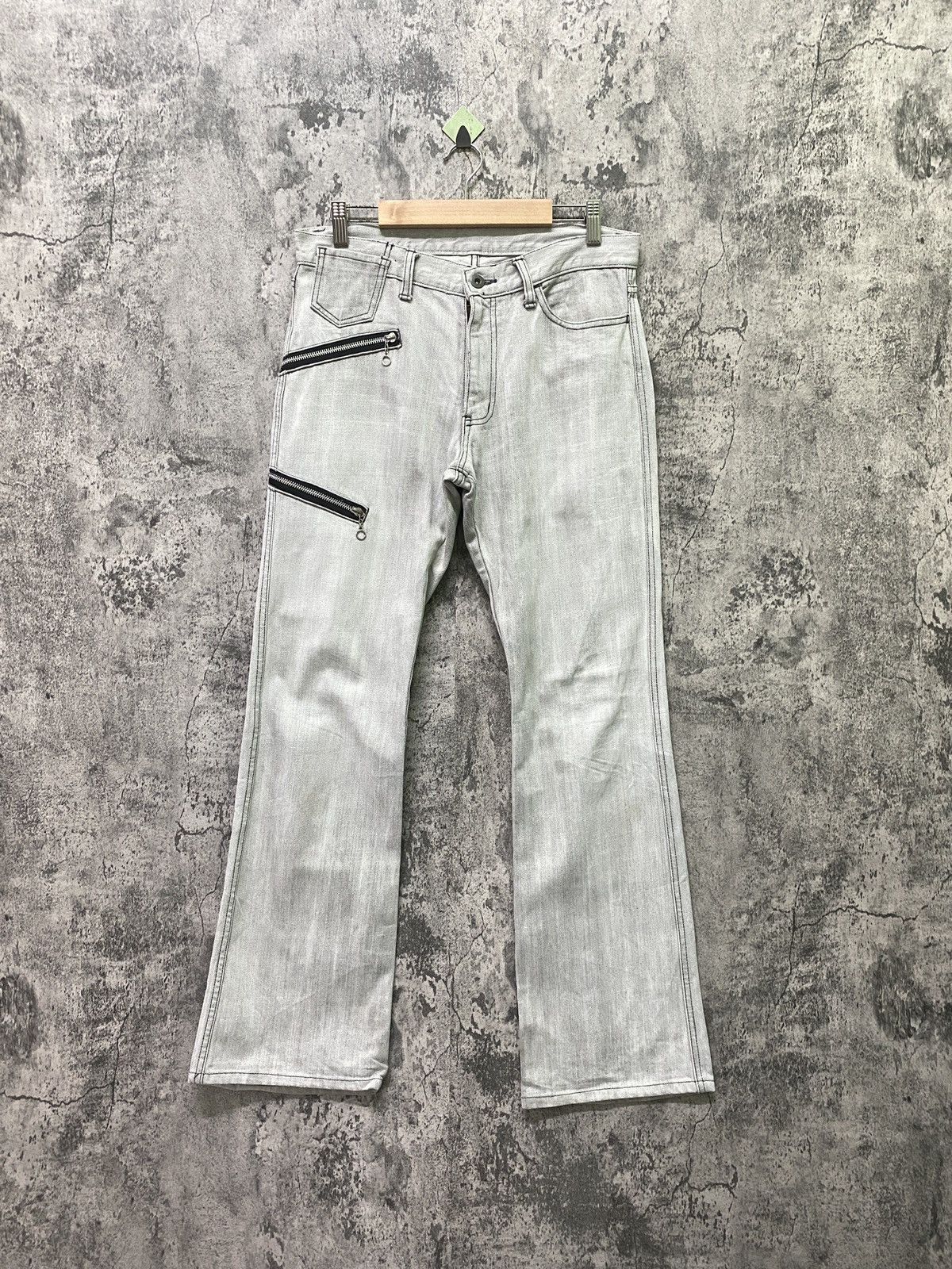 Japanese Brand × Vintage Vintage RUPERT EDGE 6 Pockets Zipper Flared Bootcut Pant Size US 30 / EU 46 - 1 Thumbnail