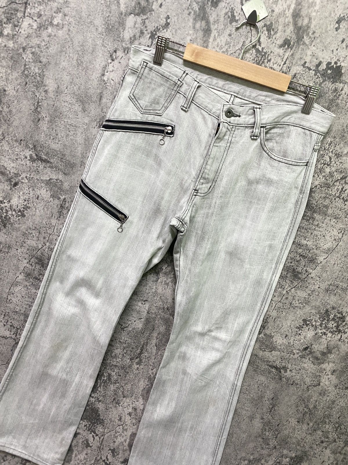 Japanese Brand × Vintage Vintage RUPERT EDGE 6 Pockets Zipper Flared Bootcut Pant Size US 30 / EU 46 - 9 Thumbnail