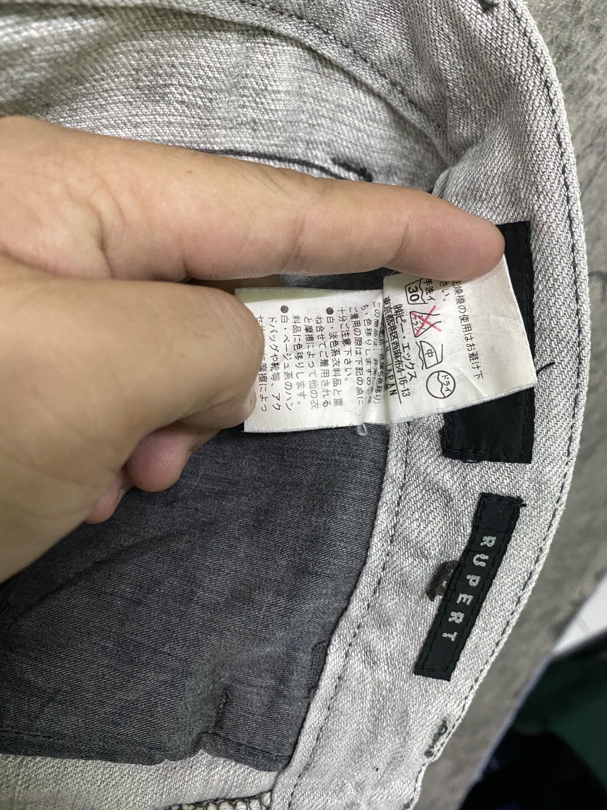 Japanese Brand × Vintage Vintage RUPERT EDGE 6 Pockets Zipper Flared Bootcut Pant Size US 30 / EU 46 - 19 Thumbnail