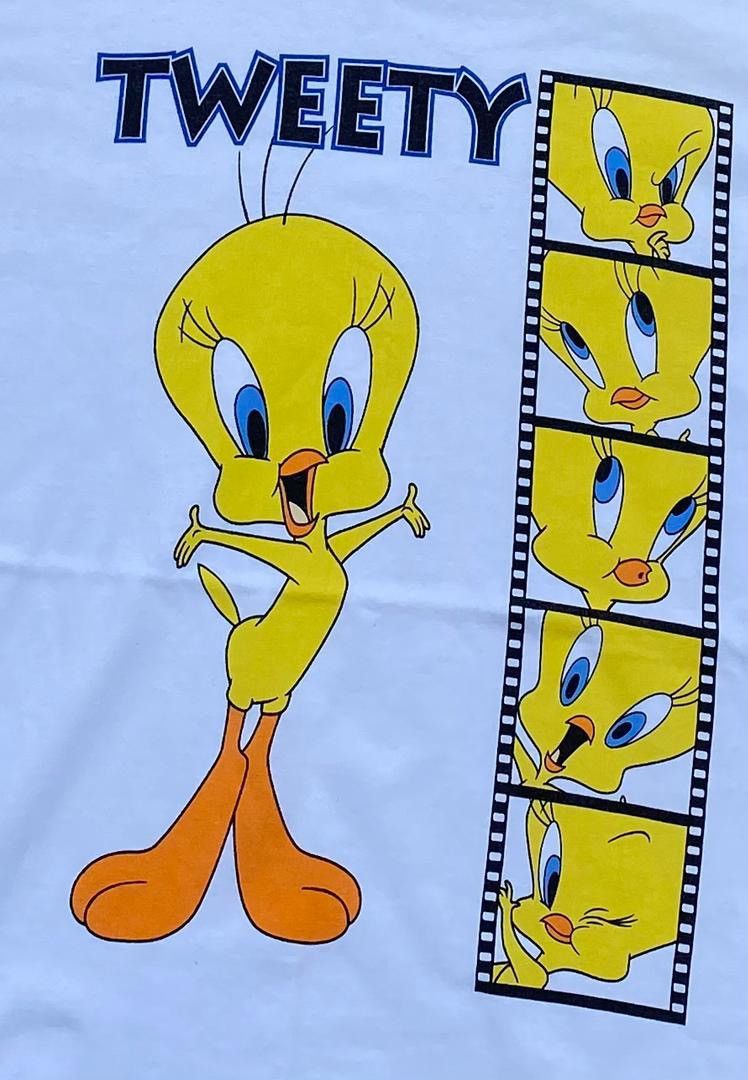 Vintage × Warner Bros vintage tee Tweety birds A33 Size US M / EU 48-50 / 2 - 2 Thumbnail