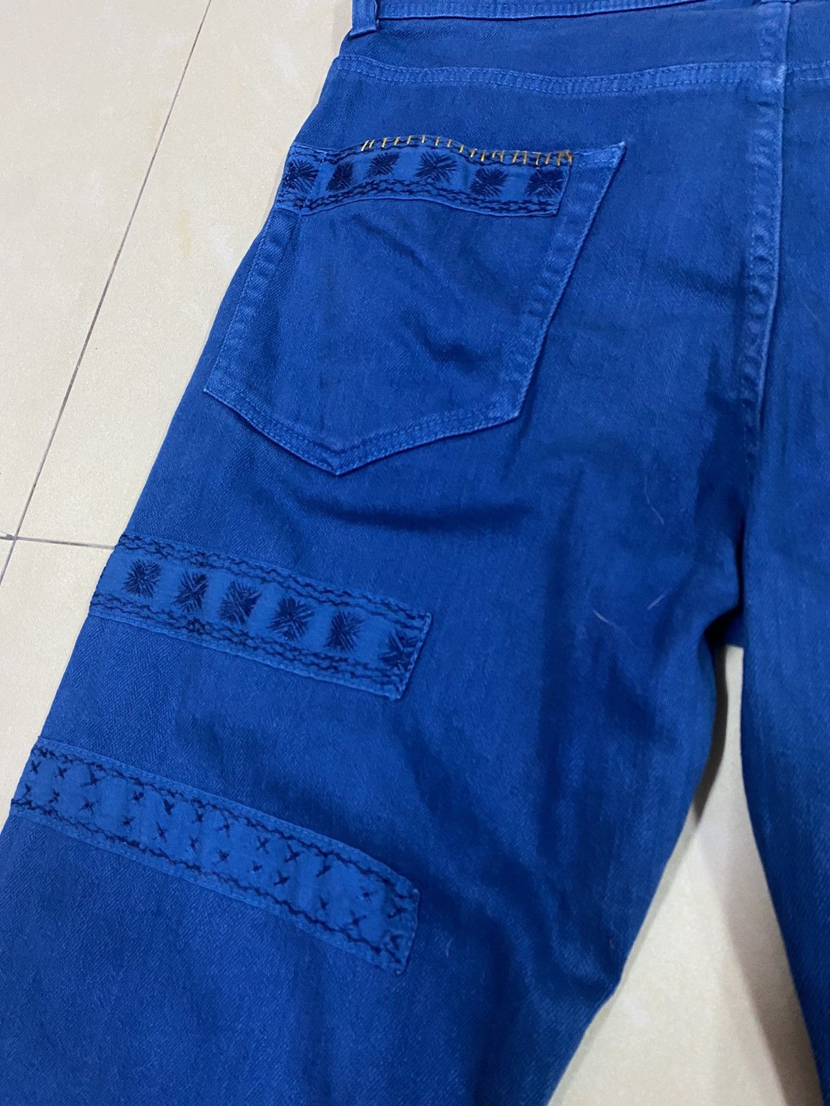 Indigo × Issey Miyake × Tsumori Chisato Issey Miyake Tsumori Chisato Indigo Denim Size US 31 - 7 Thumbnail
