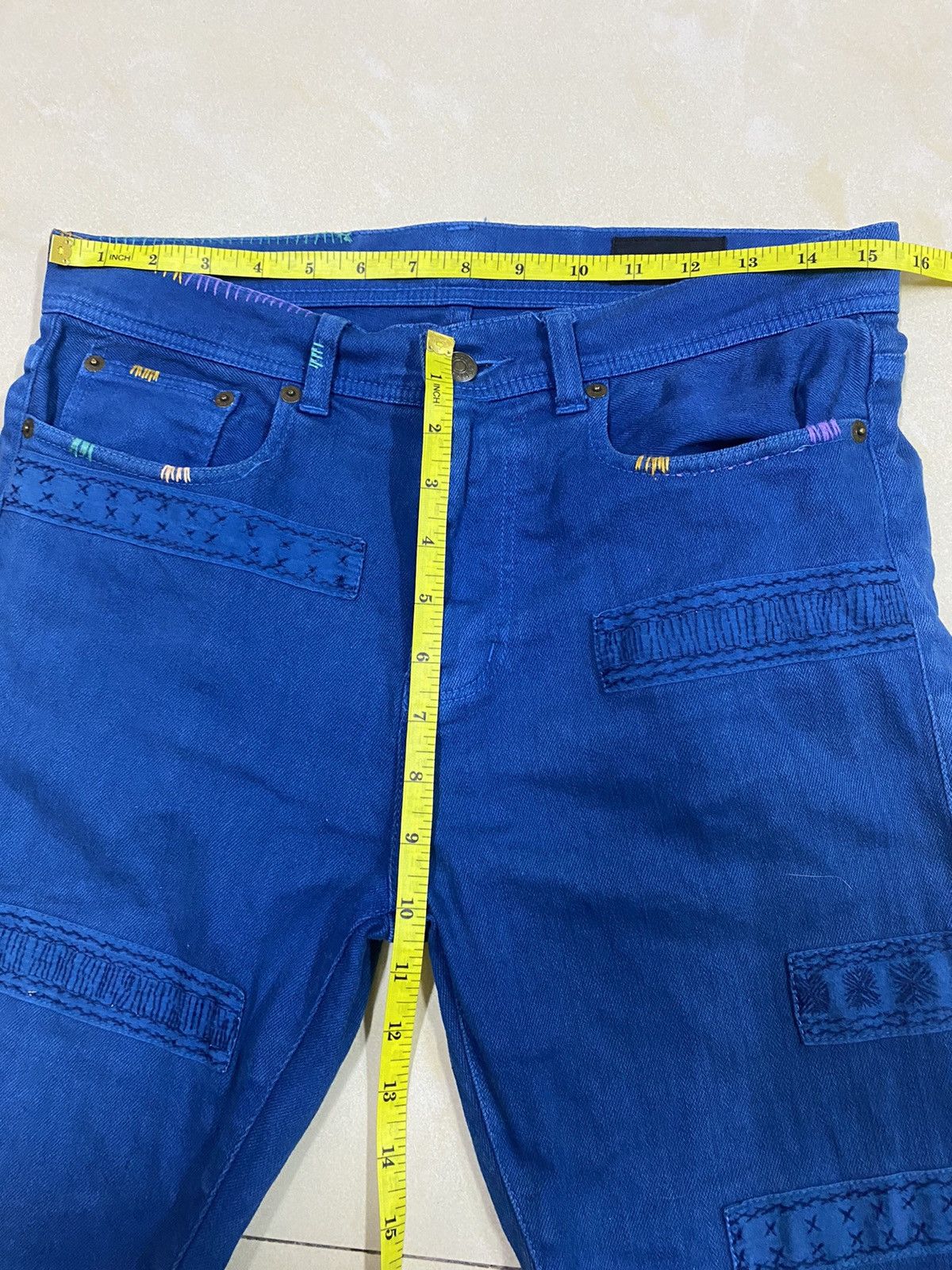 Indigo × Issey Miyake × Tsumori Chisato Issey Miyake Tsumori Chisato Indigo Denim Size US 31 - 18 Thumbnail