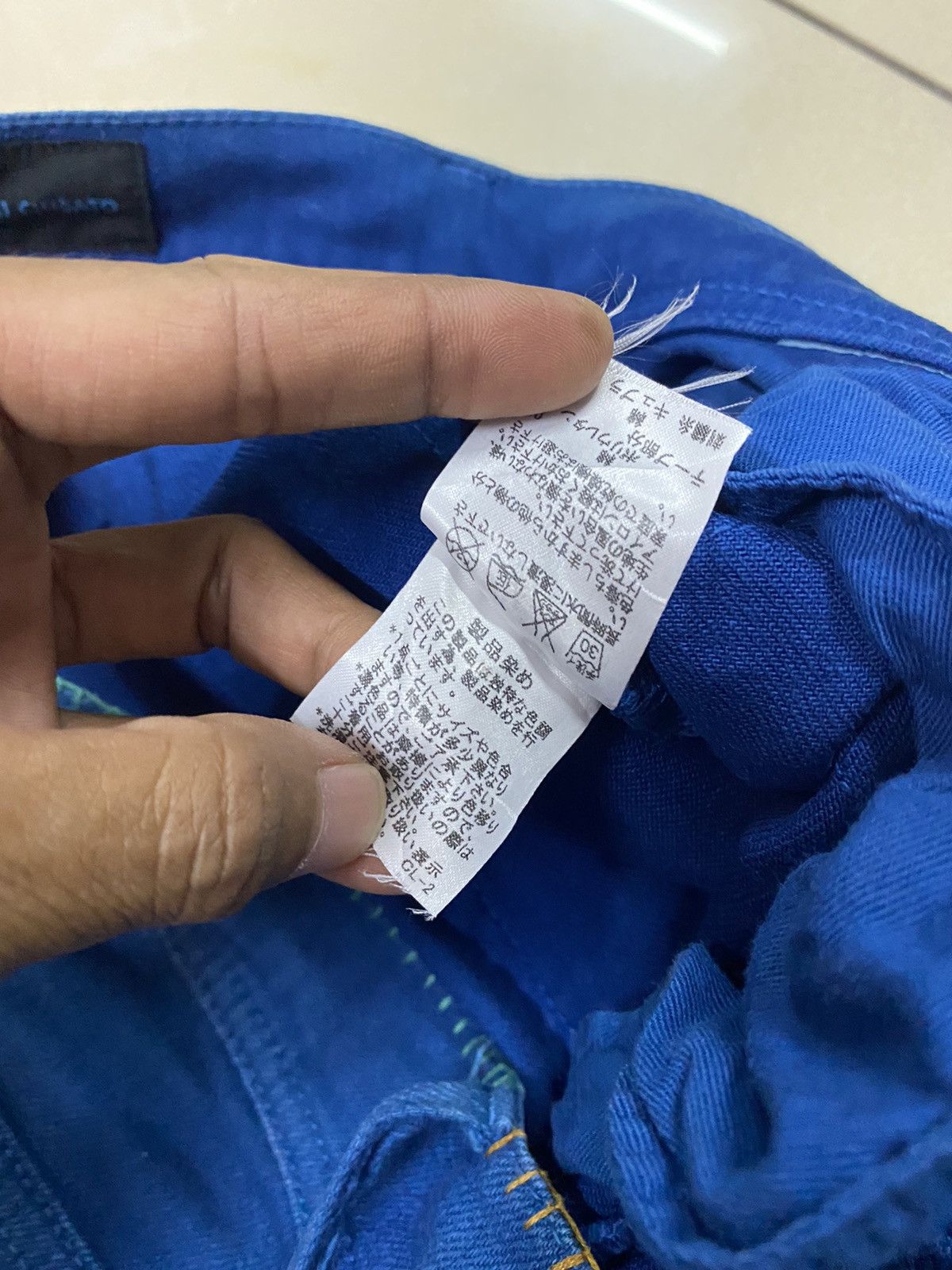 Indigo × Issey Miyake × Tsumori Chisato Issey Miyake Tsumori Chisato Indigo Denim Size US 31 - 17 Thumbnail