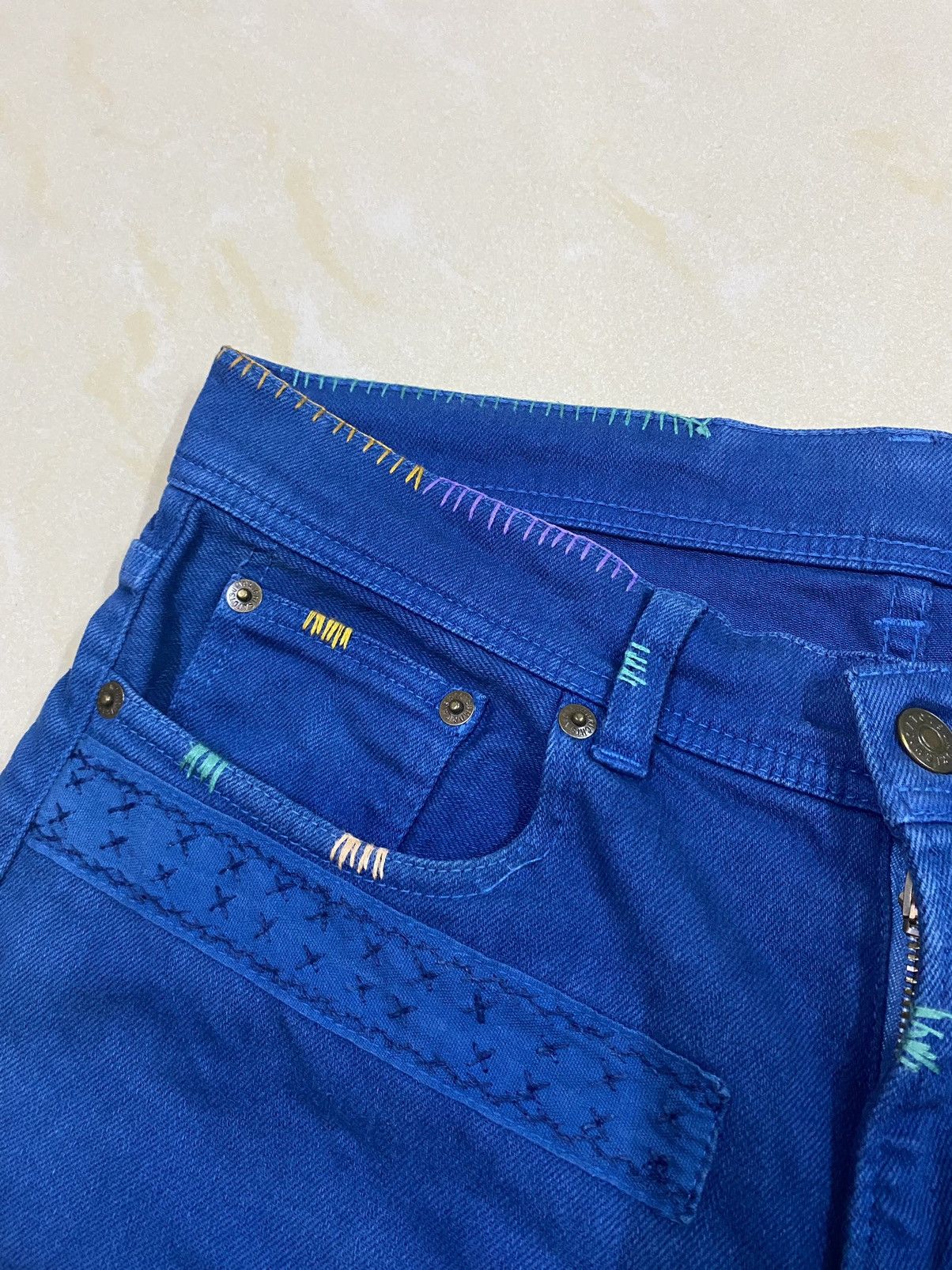Indigo × Issey Miyake × Tsumori Chisato Issey Miyake Tsumori Chisato Indigo Denim Size US 31 - 8 Thumbnail