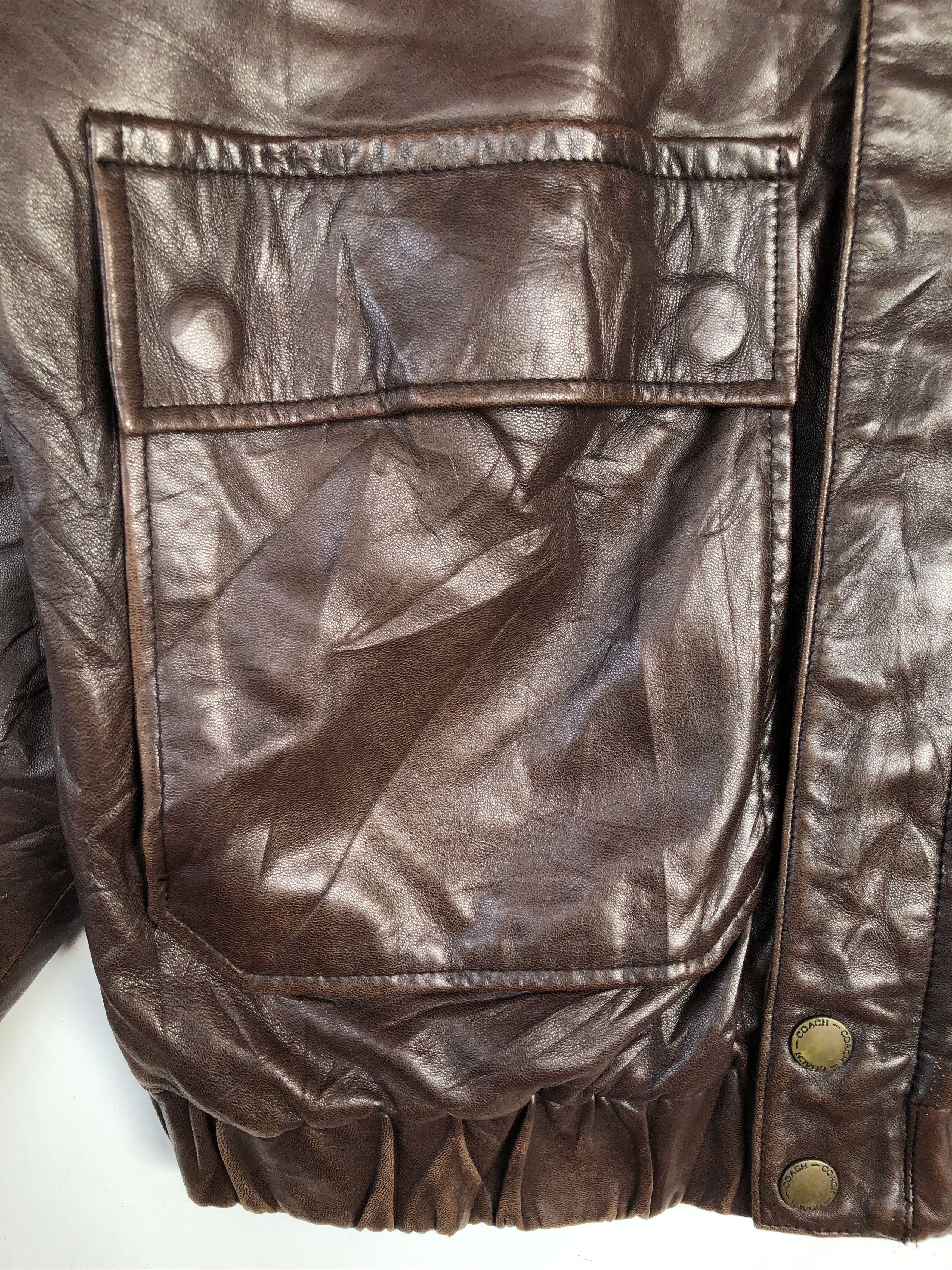 Coach COACH LEATHER JACKET Size US L / EU 52-54 / 3 - 7 Thumbnail