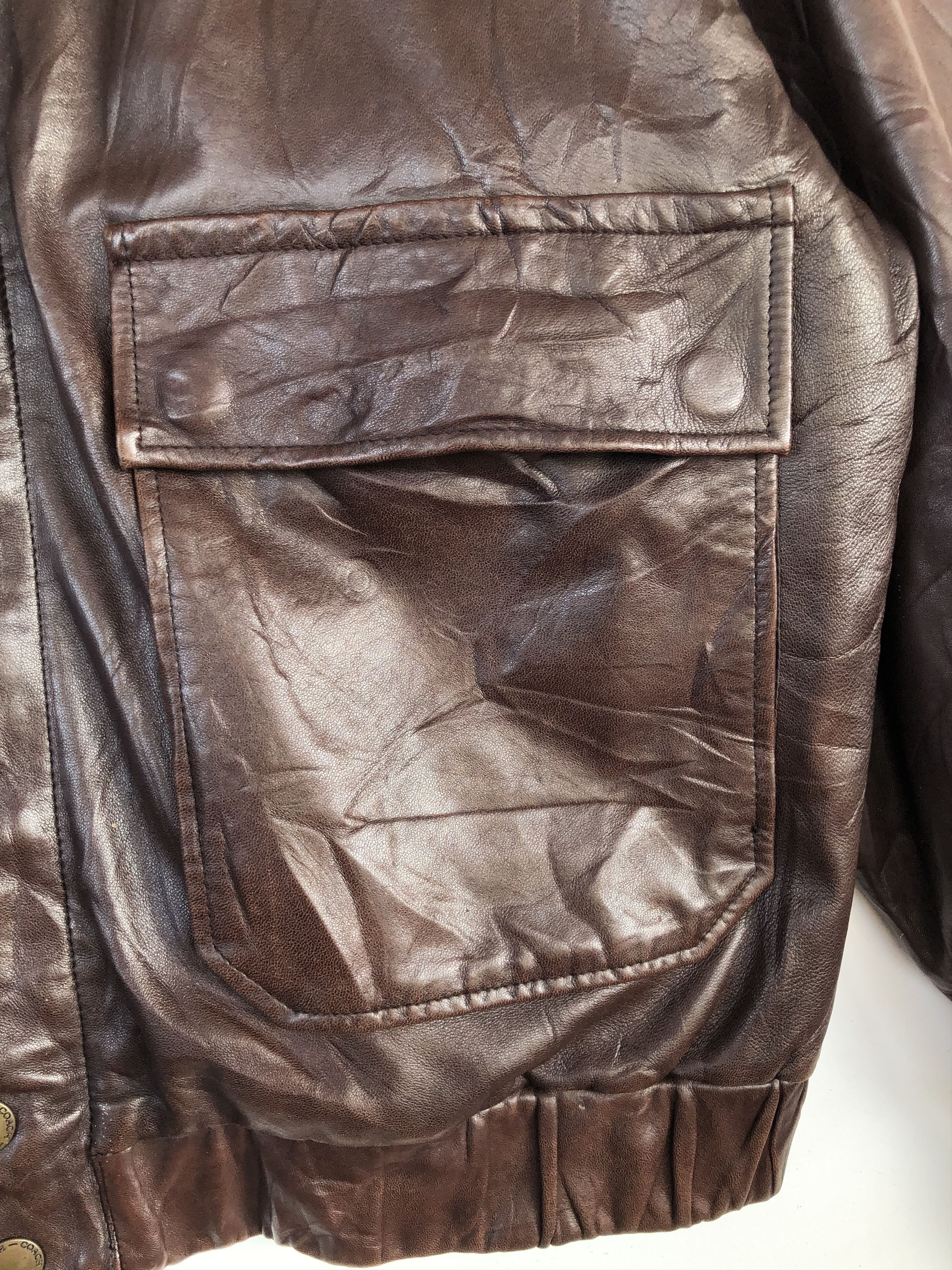 Coach COACH LEATHER JACKET Size US L / EU 52-54 / 3 - 5 Thumbnail