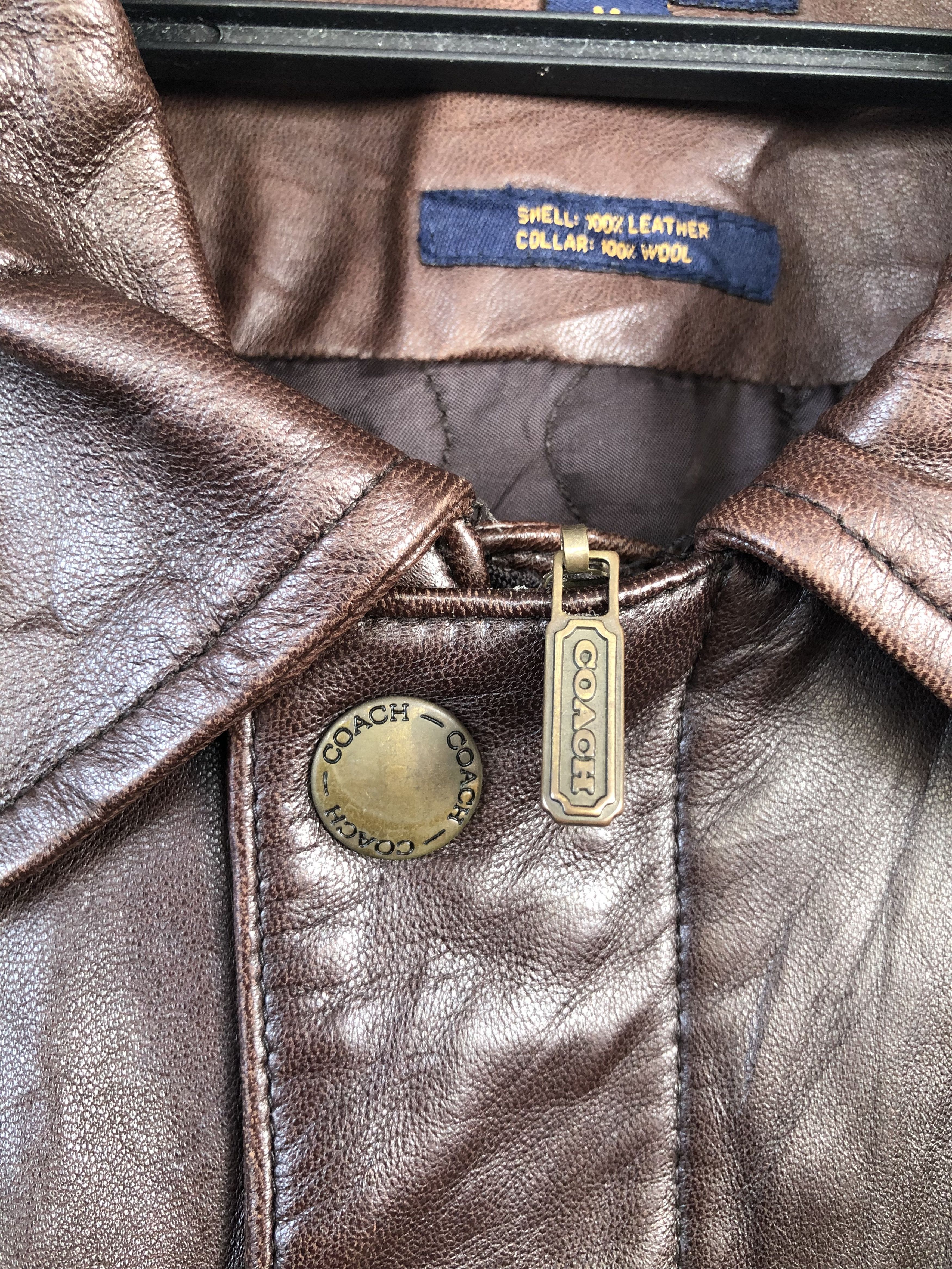 Coach COACH LEATHER JACKET Size US L / EU 52-54 / 3 - 10 Thumbnail