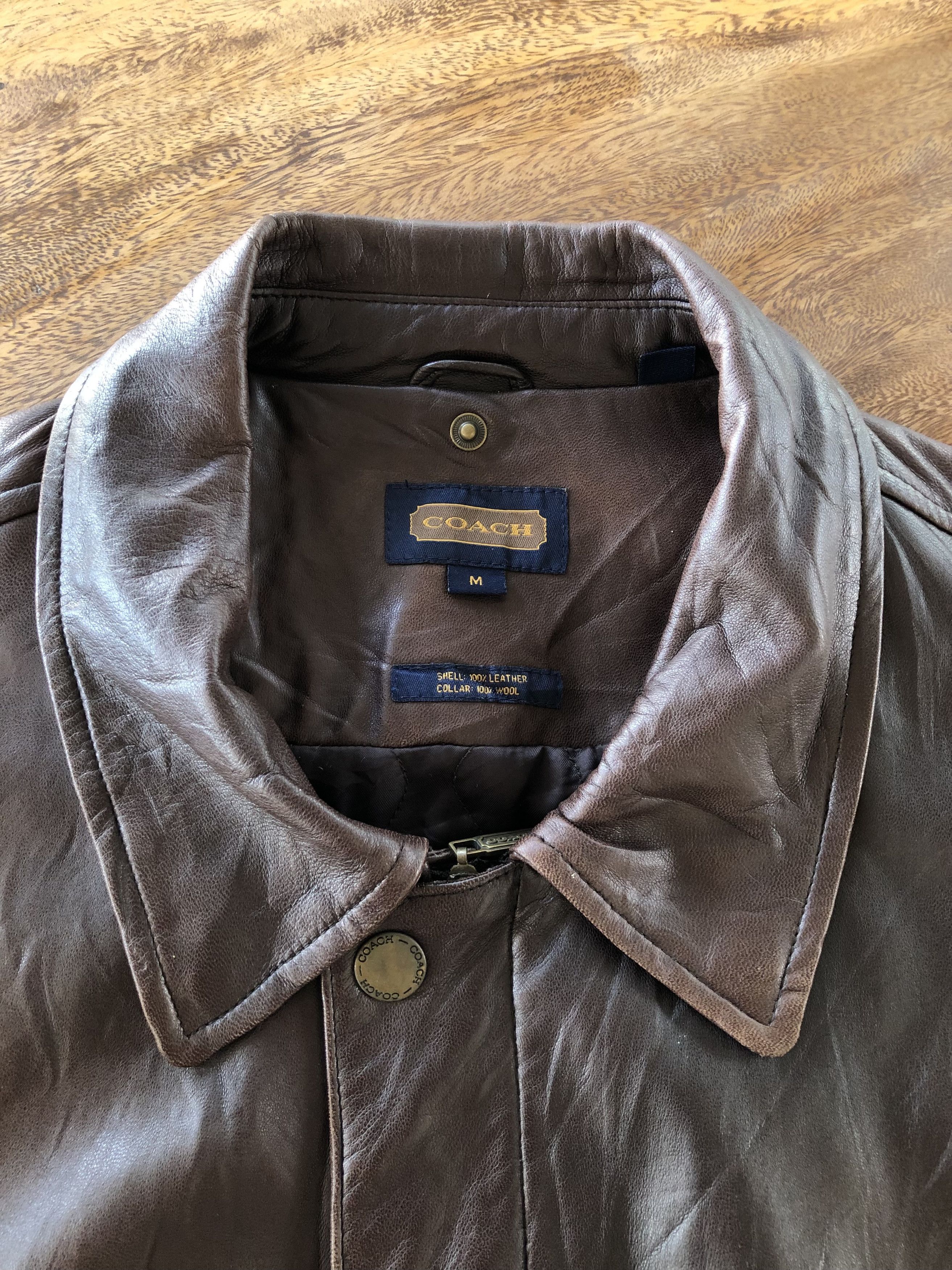 Coach COACH LEATHER JACKET Size US L / EU 52-54 / 3 - 11 Thumbnail