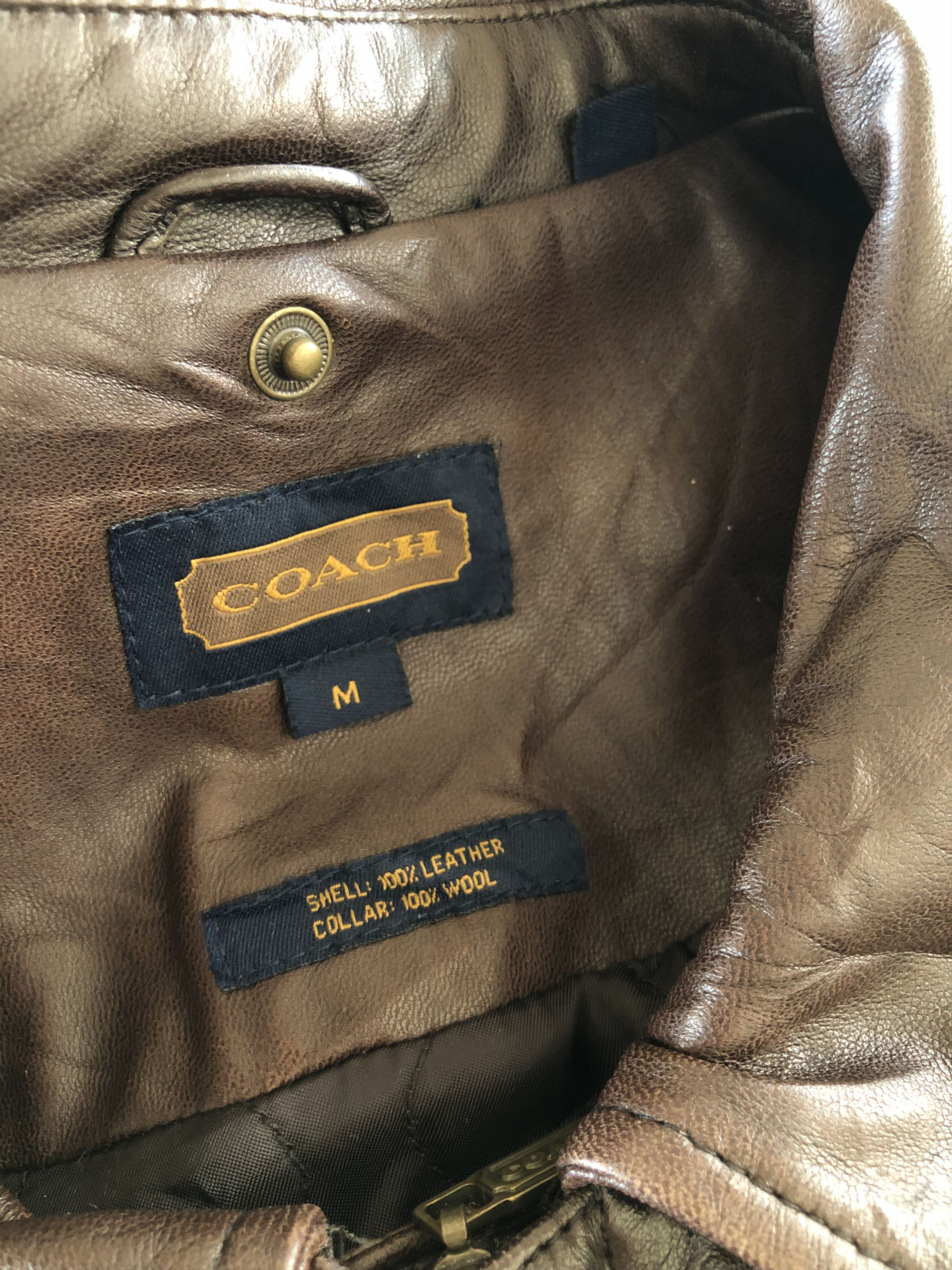 Coach COACH LEATHER JACKET Size US L / EU 52-54 / 3 - 15 Thumbnail