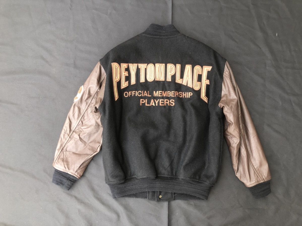image of Ppfm Official Membership Players Varsity Jacket in Black, Men's (Size Medium)