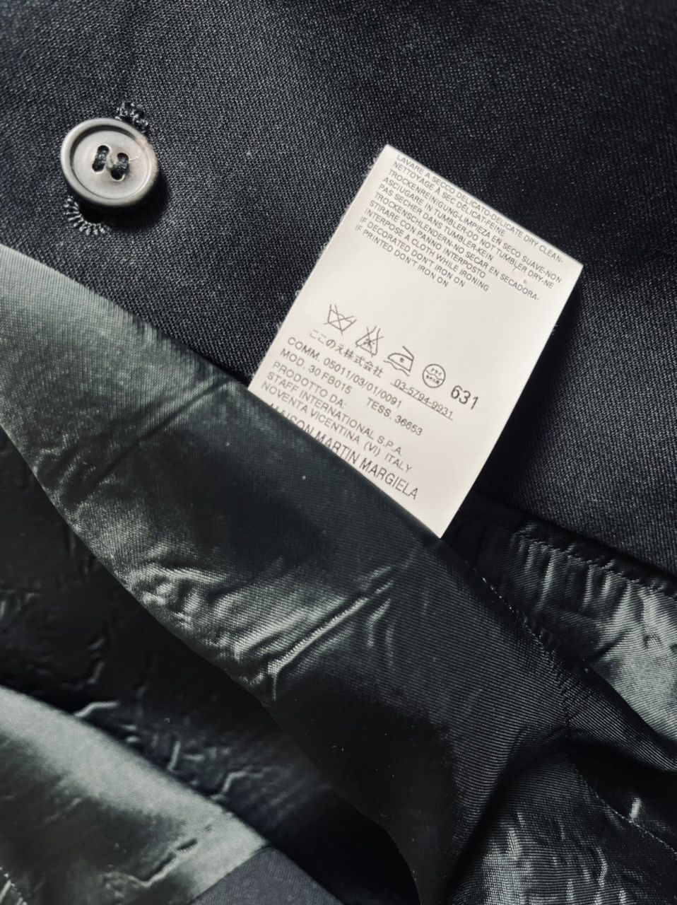 Maison Margiela MARTIN MARGIELA LINE 10 09SS CLASSIC FOLDABLE WOOL VEST 48 Size 38R - 8 Thumbnail