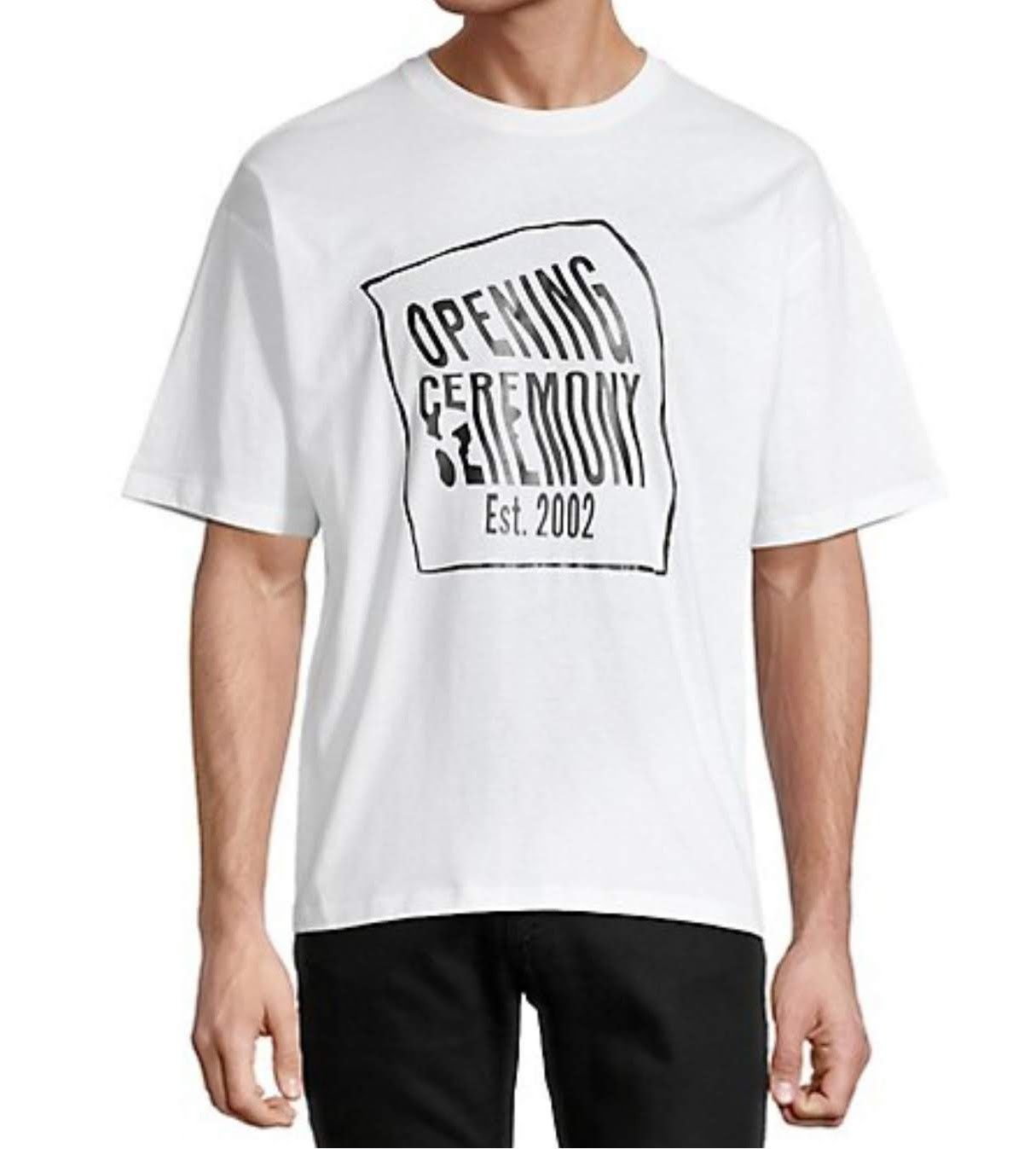 Opening Ceremony Logo Print Cotton T-Shirt Size US XL / EU 56 / 4 - 1 Thumbnail