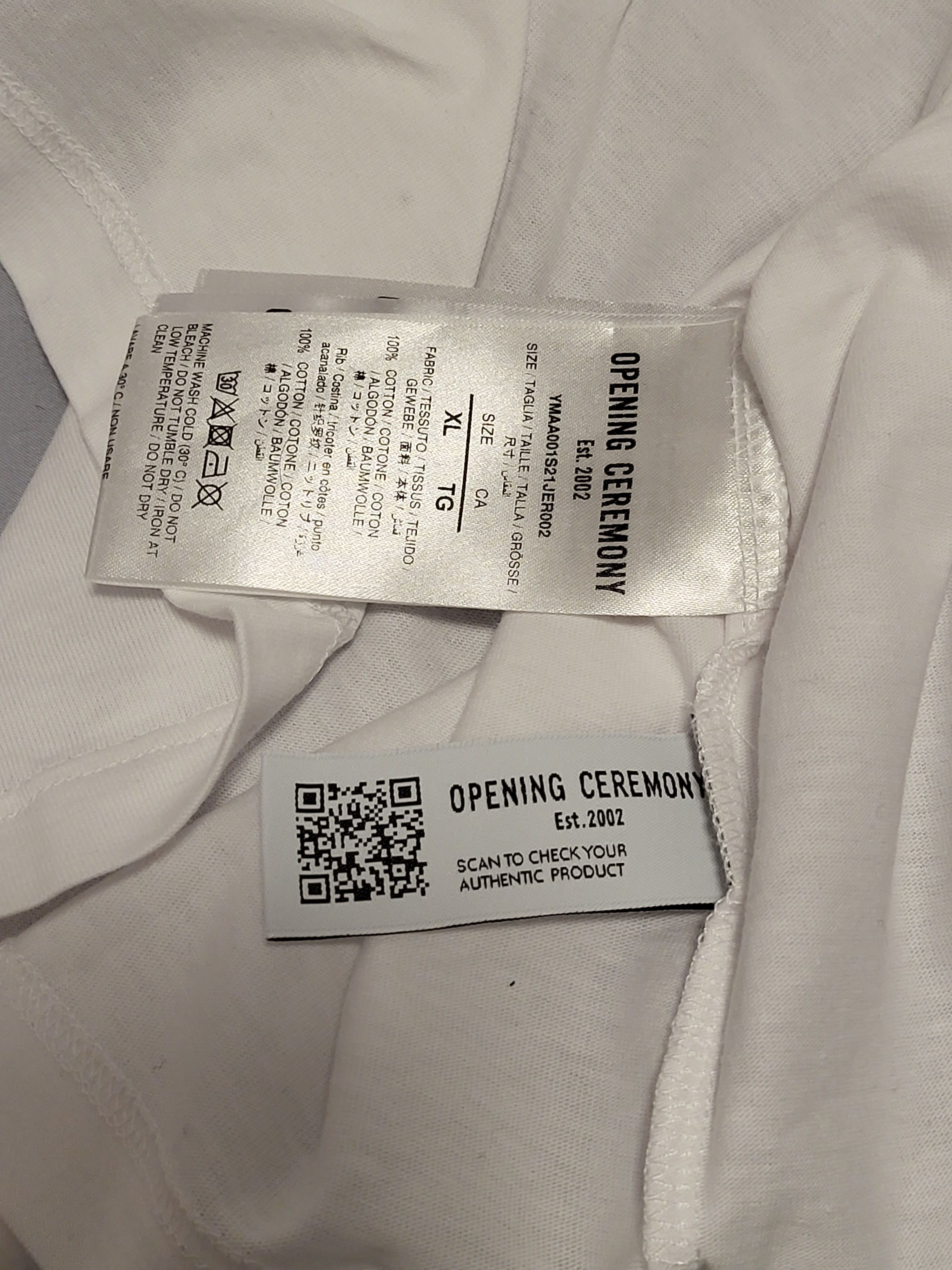 Opening Ceremony Logo Print Cotton T-Shirt Size US XL / EU 56 / 4 - 8 Thumbnail