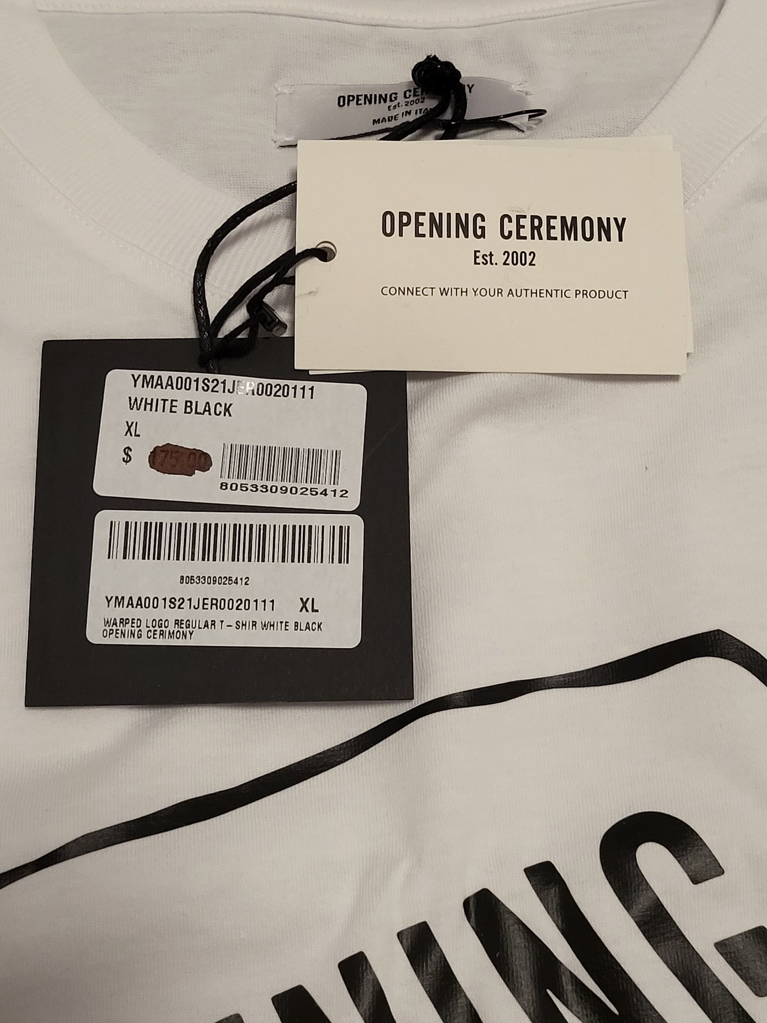 Opening Ceremony Logo Print Cotton T-Shirt Size US XL / EU 56 / 4 - 9 Thumbnail