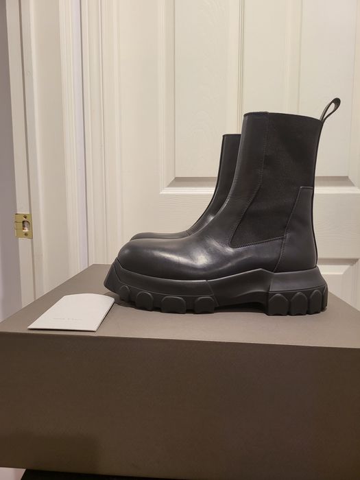 Rick Owens Beatle Bozo Tractor Boots | Grailed