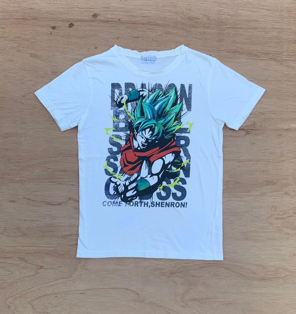 image of Anima x Vintage Tee Japan Anime Cospa Series C6 Dragonball in White, Men's (Size Small)