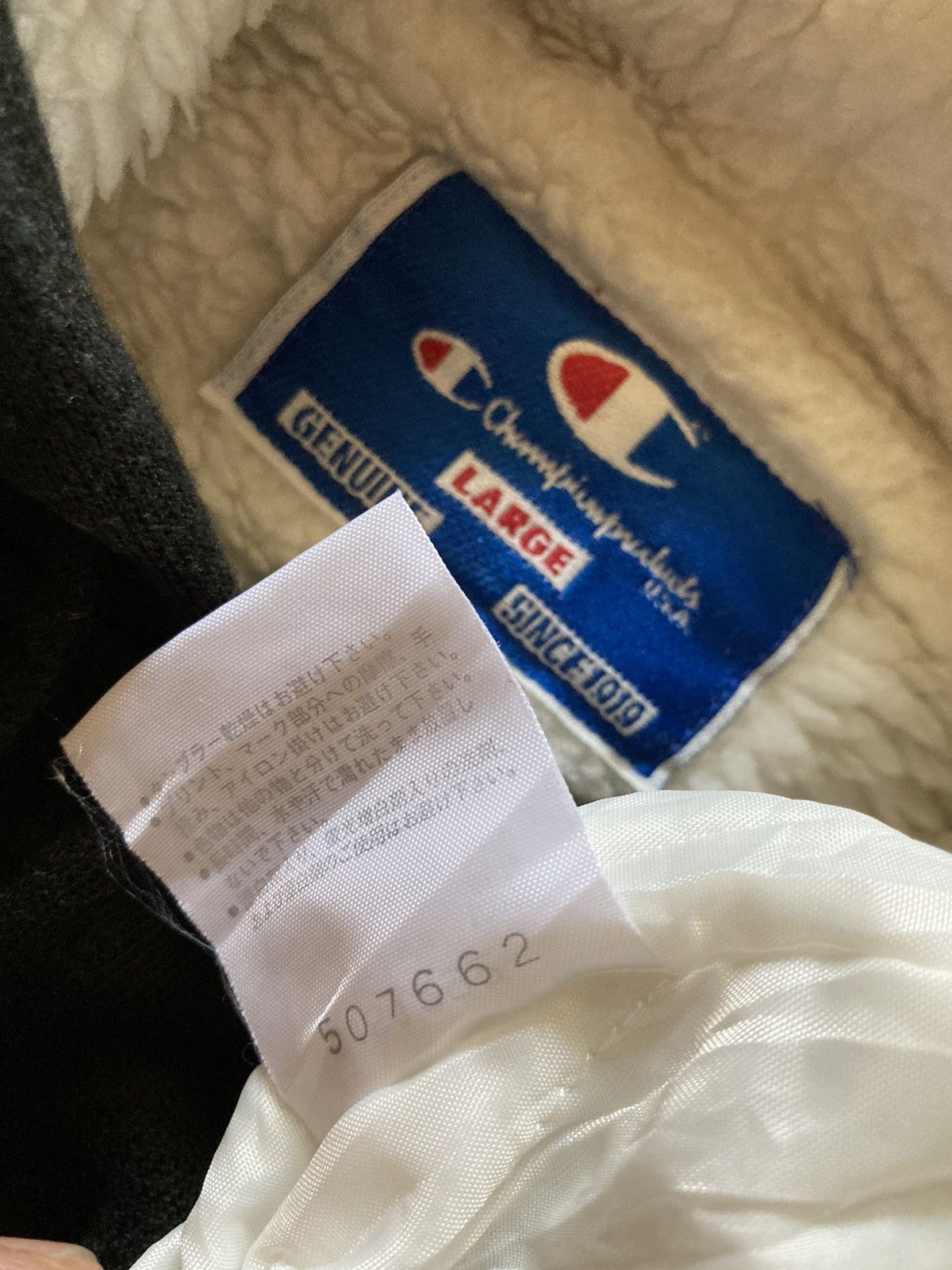 Champion Champion Spell Out Logo Zipper Hoodie Size US L / EU 52-54 / 3 - 8 Thumbnail