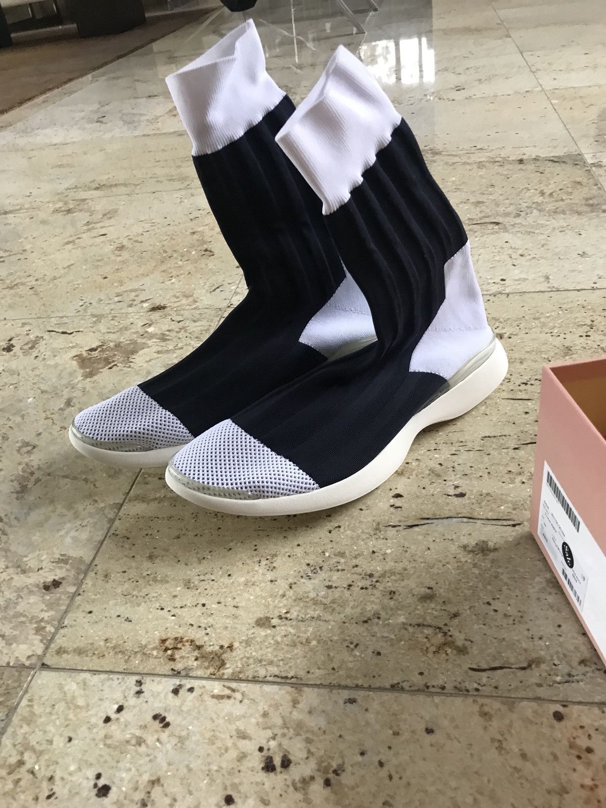 Acne Studios Tristain High Top Navy / White Size US 11 / EU 44 - 1 Thumbnail