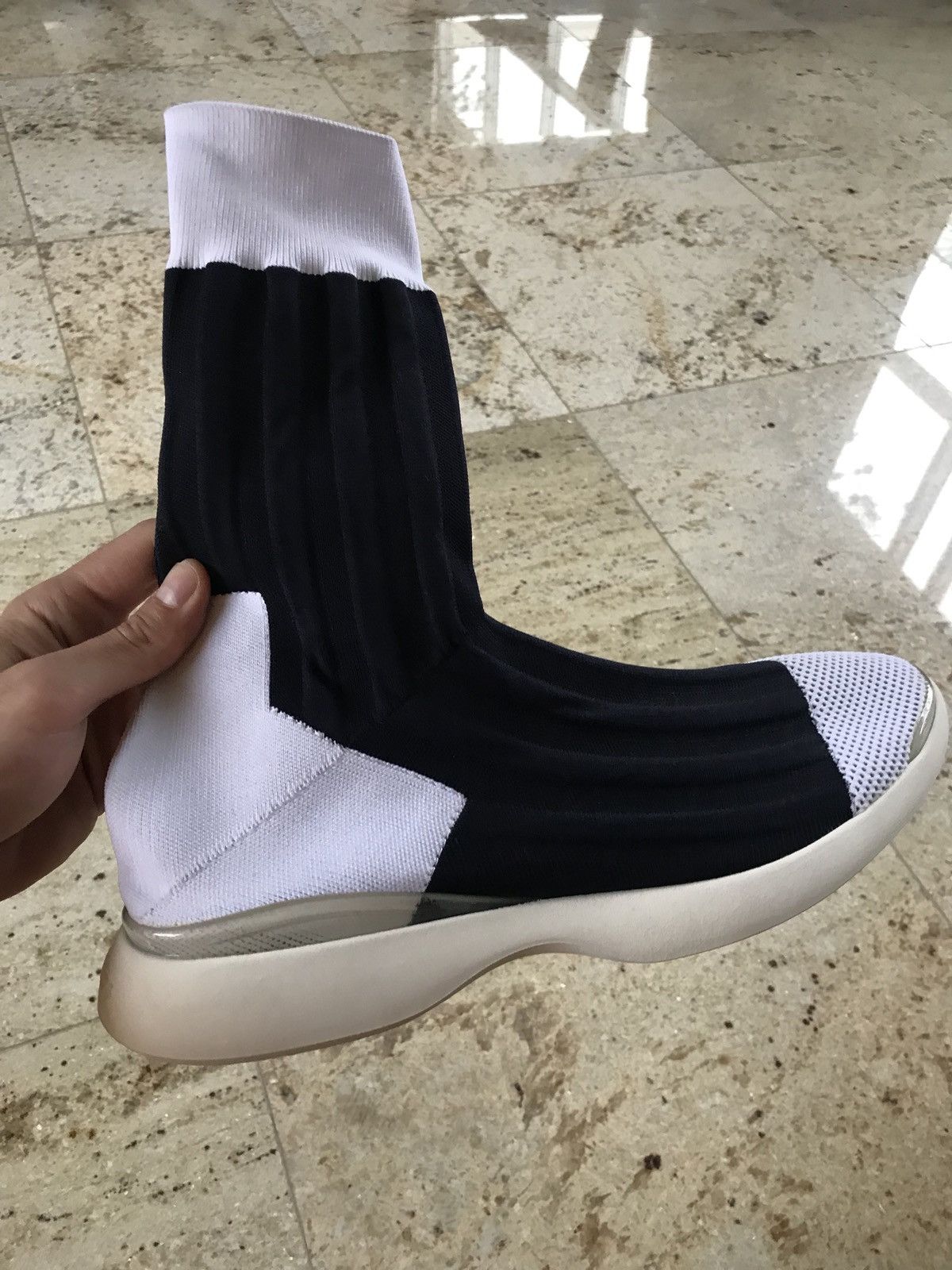 Acne Studios Tristain High Top Navy / White Size US 11 / EU 44 - 6 Thumbnail