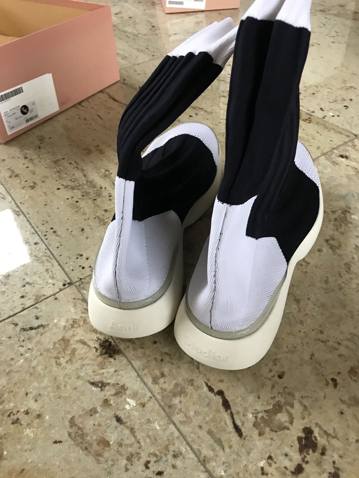 Acne Studios Tristain High Top Navy / White Size US 11 / EU 44 - 10 Thumbnail