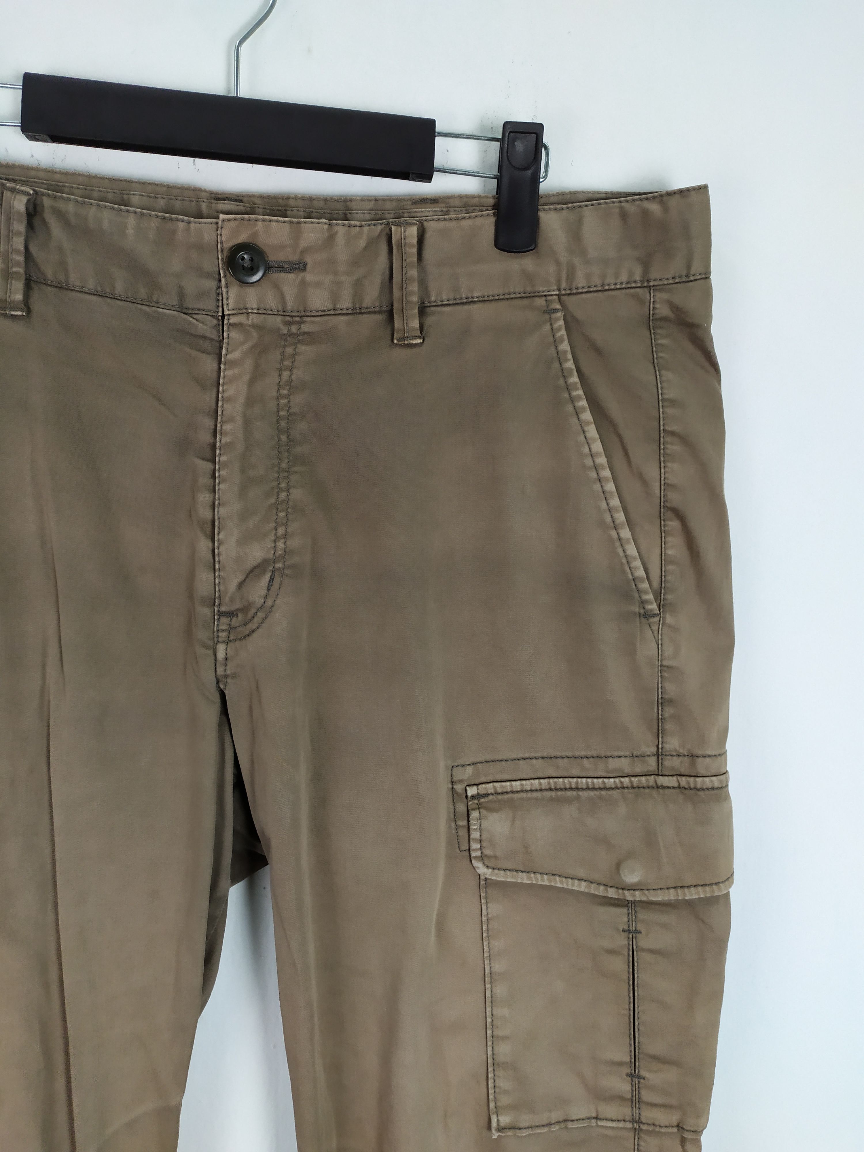 Japanese Brand VINTAGE JAPANESE FADED BROWN CARGO PANTS Size US 30 / EU 46 - 4 Thumbnail
