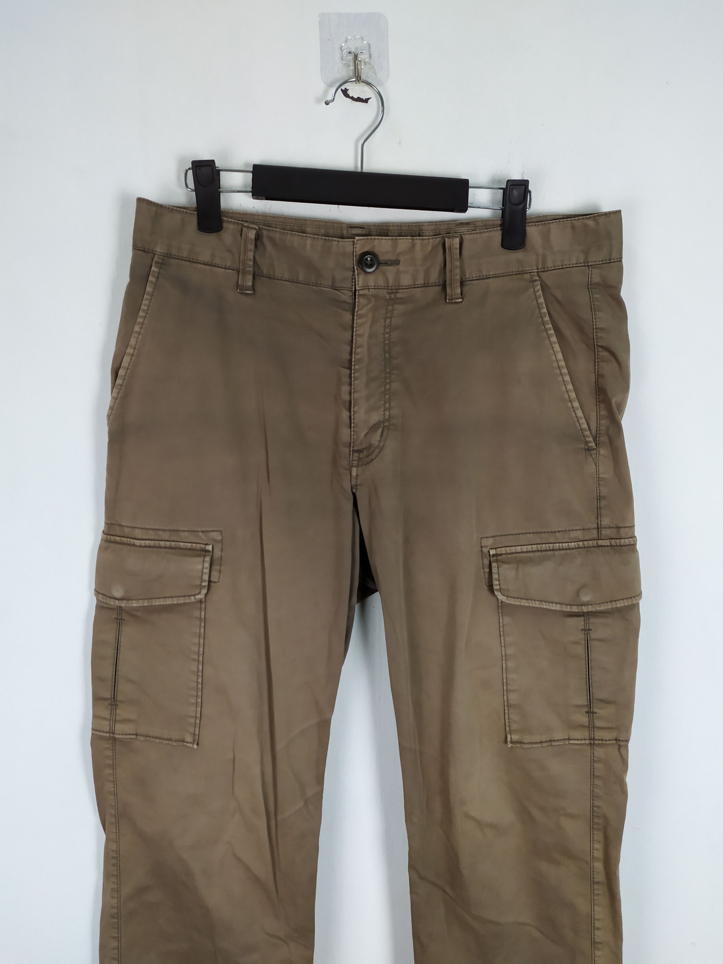 Japanese Brand VINTAGE JAPANESE FADED BROWN CARGO PANTS Size US 30 / EU 46 - 2 Thumbnail