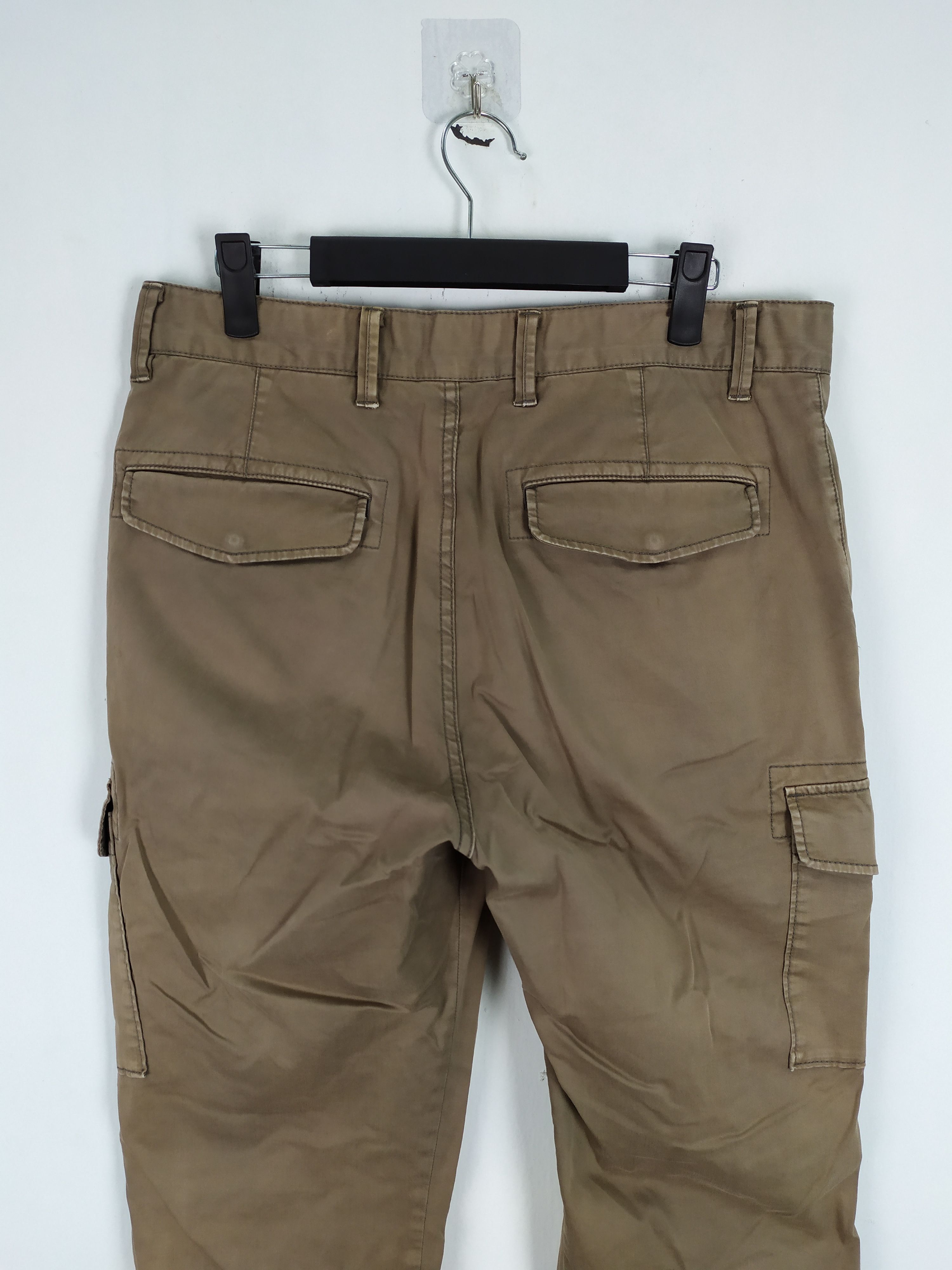Japanese Brand VINTAGE JAPANESE FADED BROWN CARGO PANTS Size US 30 / EU 46 - 7 Thumbnail