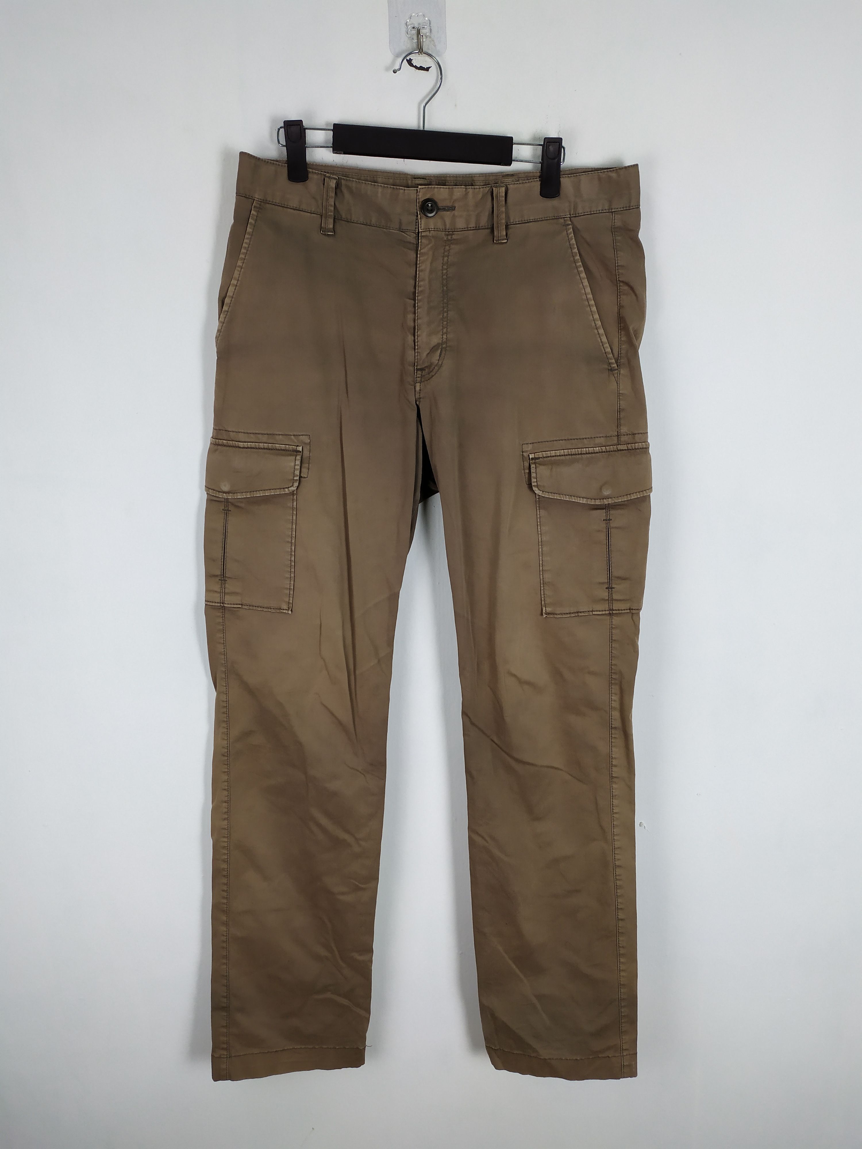 Japanese Brand VINTAGE JAPANESE FADED BROWN CARGO PANTS Size US 30 / EU 46 - 1 Thumbnail