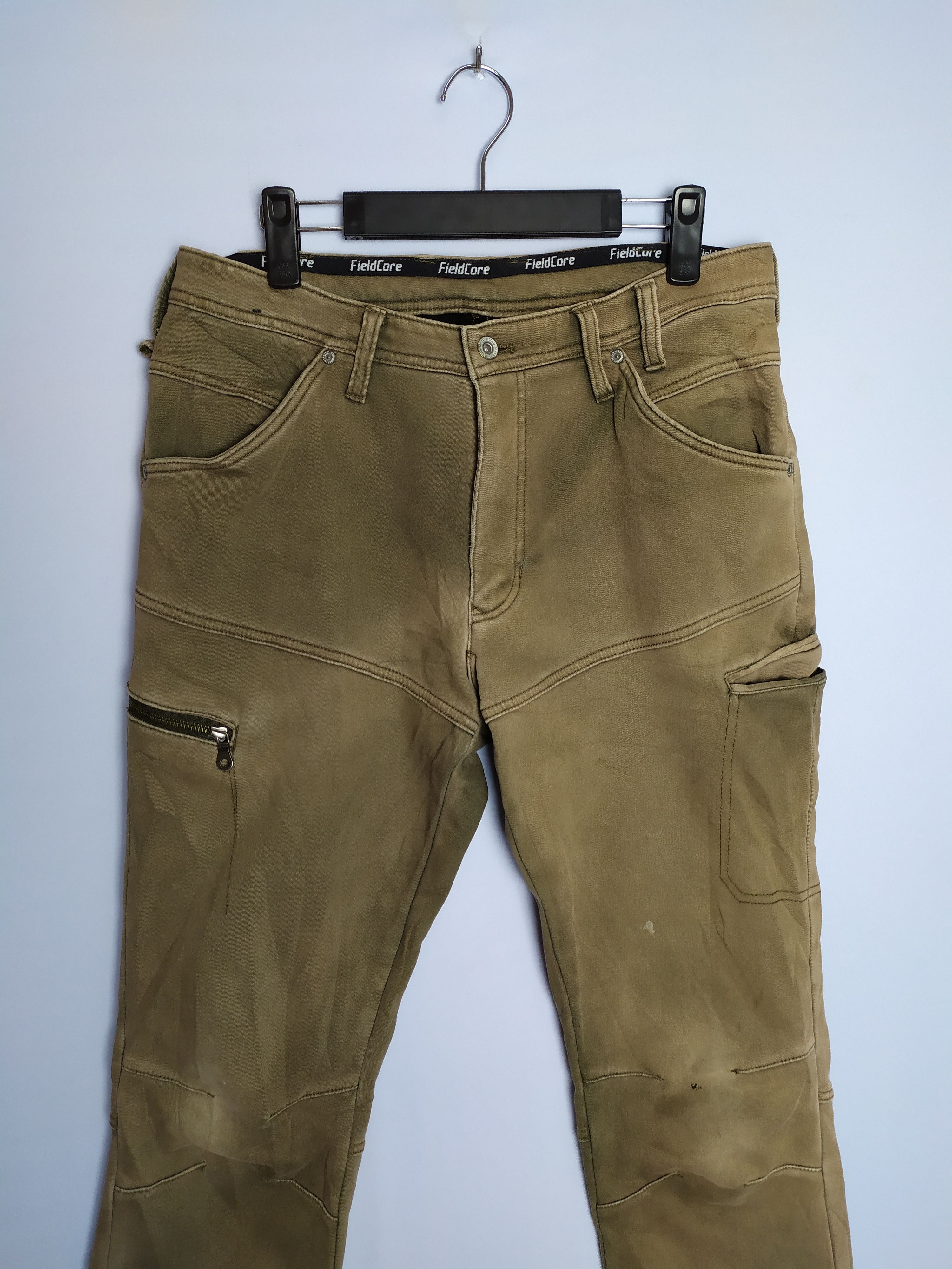 image of Vintage Japanes Brand Faded Brown Cargo Pants, Men's (Size 32)