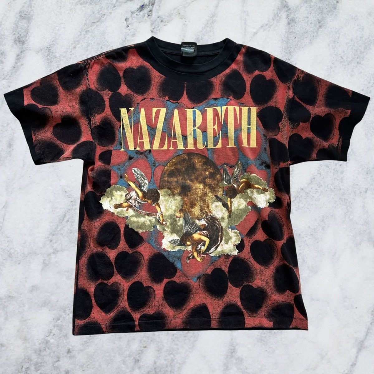 image of Saint Michael Nirvana Heart Shaped Box "nazareth" T-Shirt, Men's (Size XL)