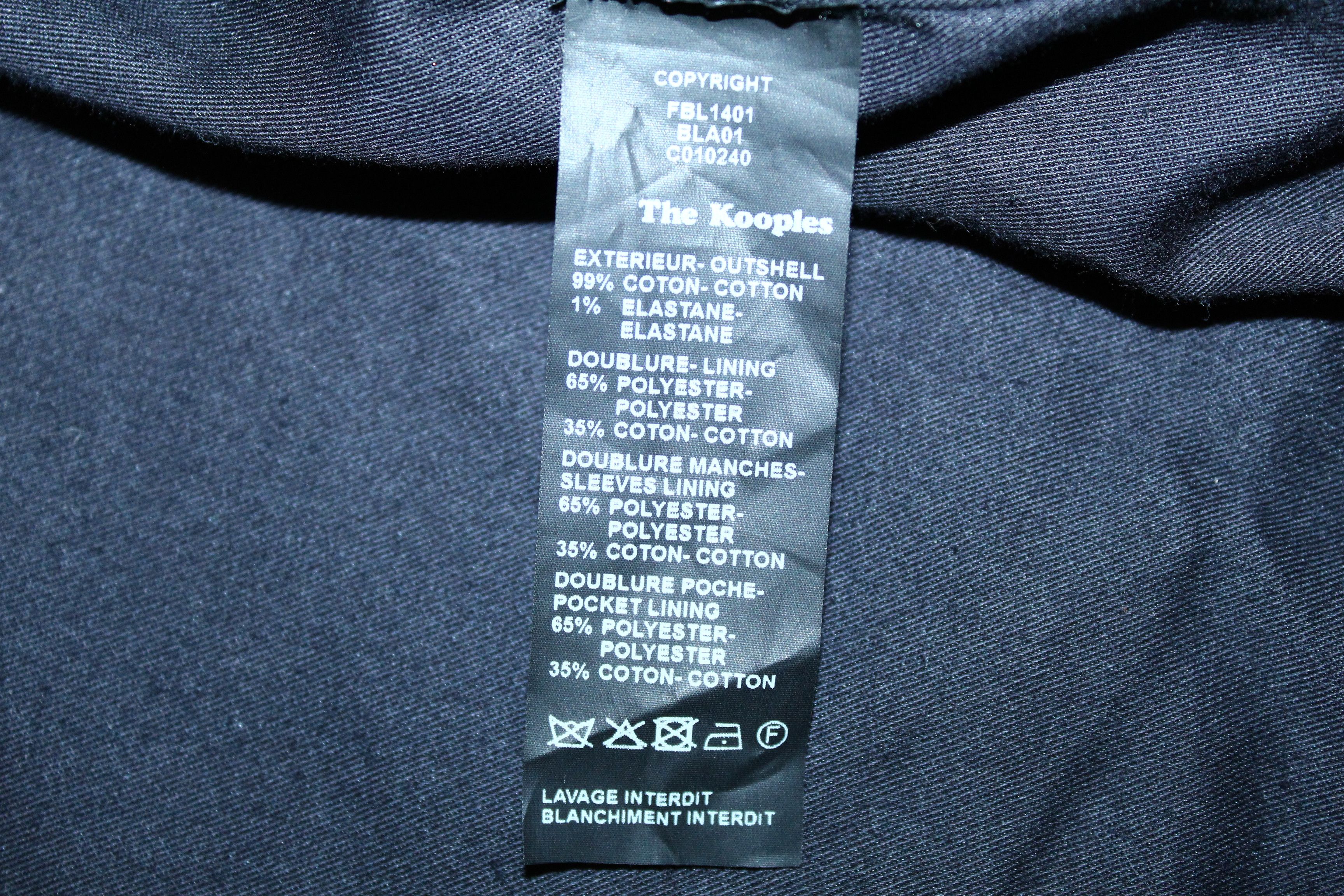 The Kooples The Kooples Distressed Denim Fabric Biker Jacket Size US S / EU 44-46 / 1 - 5 Thumbnail
