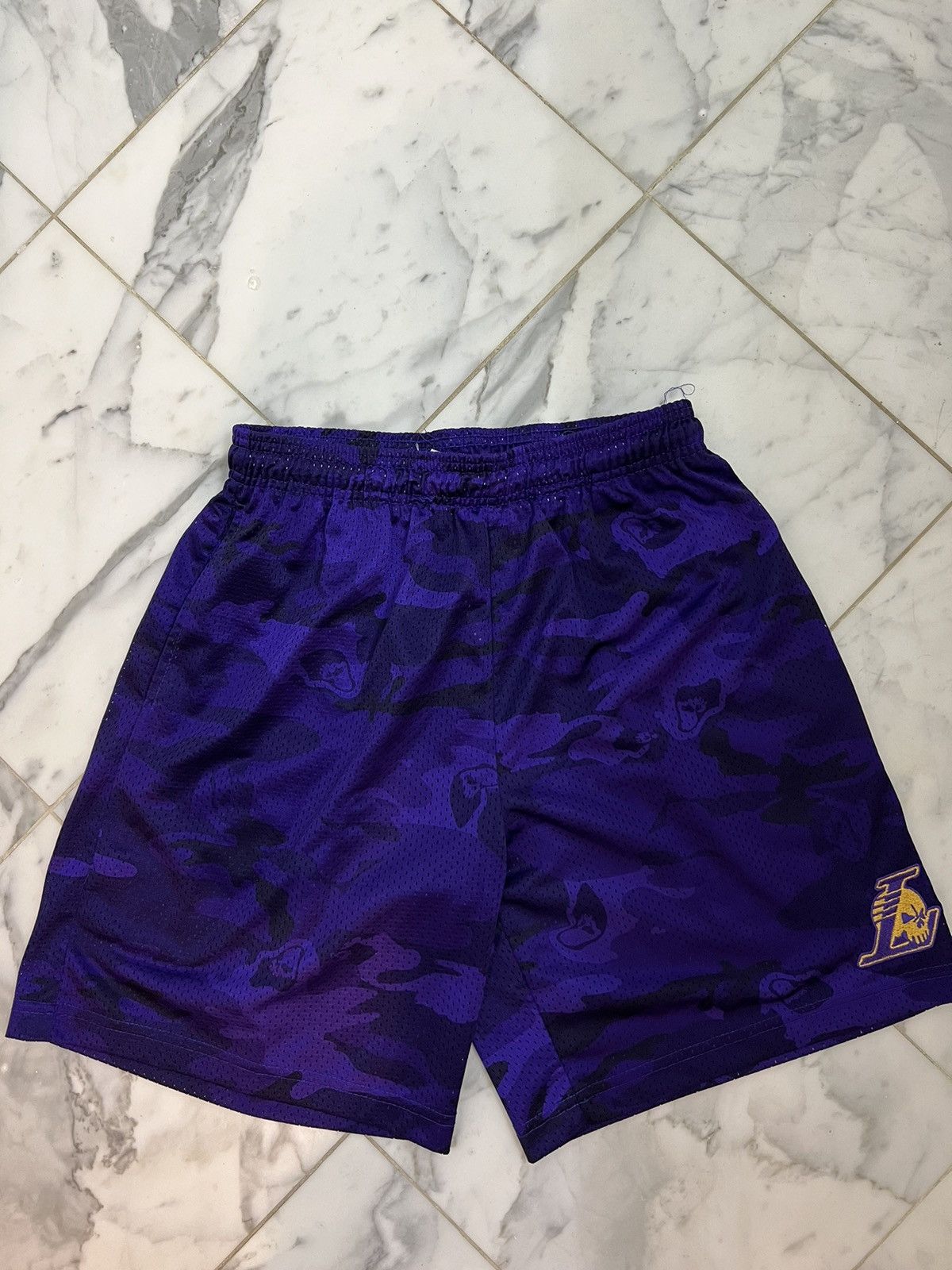 Warren Lotas Warren Lotas Lakers Reaper Shorts | Grailed