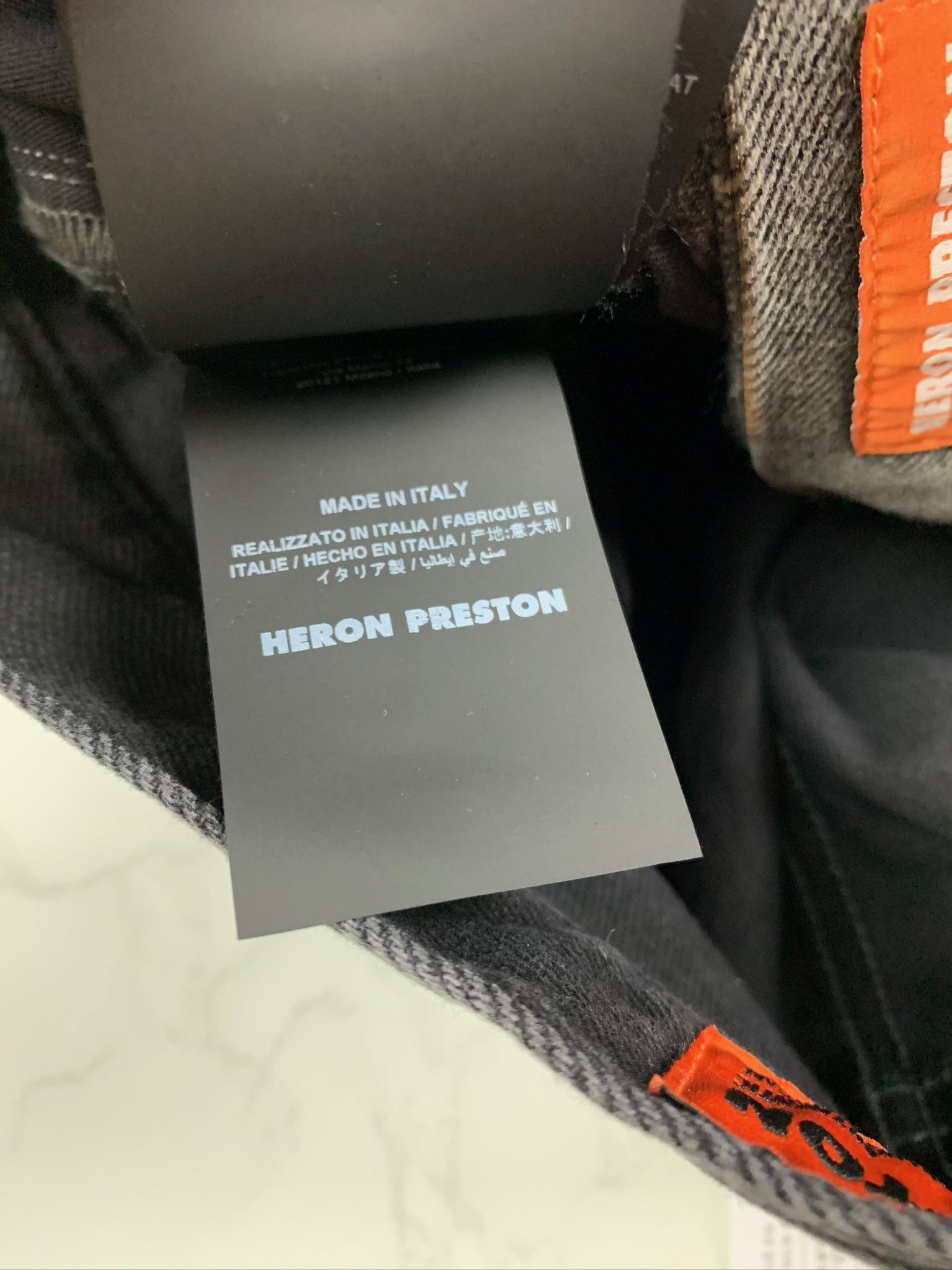 Heron Preston 🔥65% OFF🔥 [SALE] Heron Preston Tye Dye Black Denim Jeans Size US 27 - 14 Thumbnail