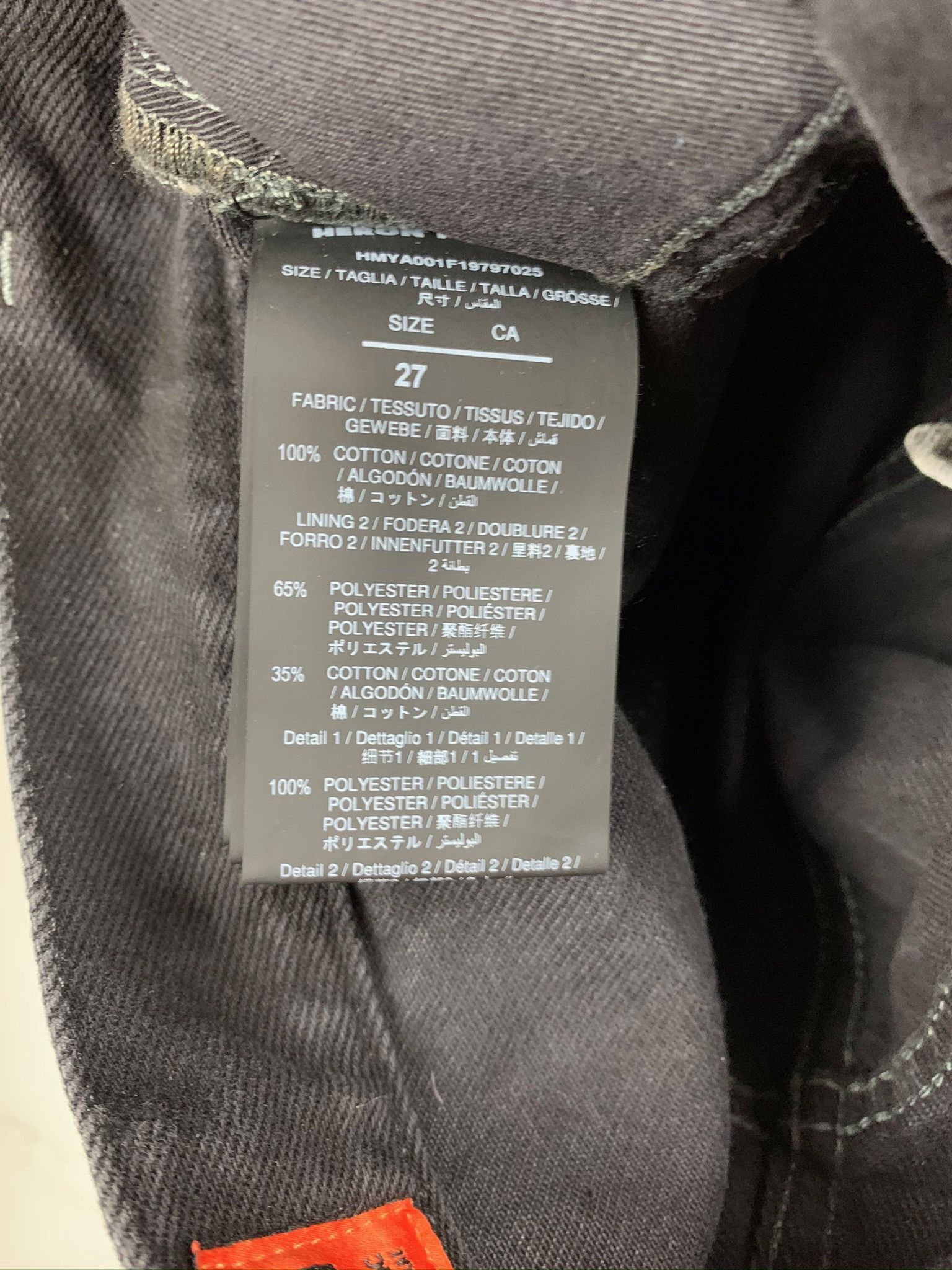 Heron Preston 🔥65% OFF🔥 [SALE] Heron Preston Tye Dye Black Denim Jeans Size US 27 - 13 Thumbnail