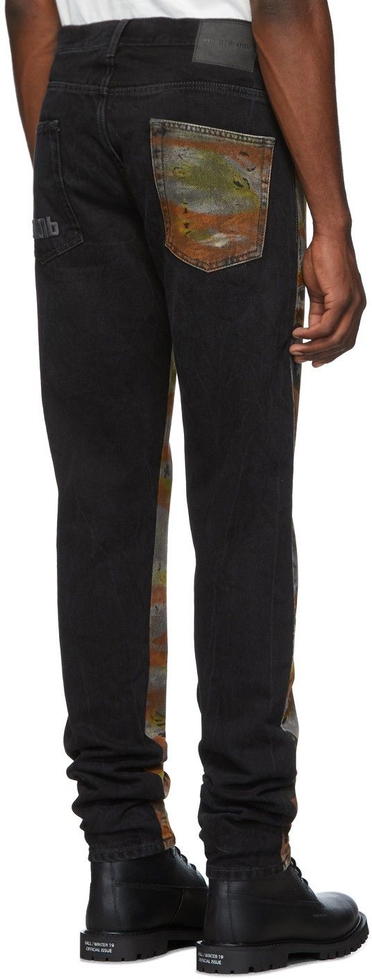 Heron Preston 🔥65% OFF🔥 [SALE] Heron Preston Tye Dye Black Denim Jeans Size US 27 - 5 Thumbnail