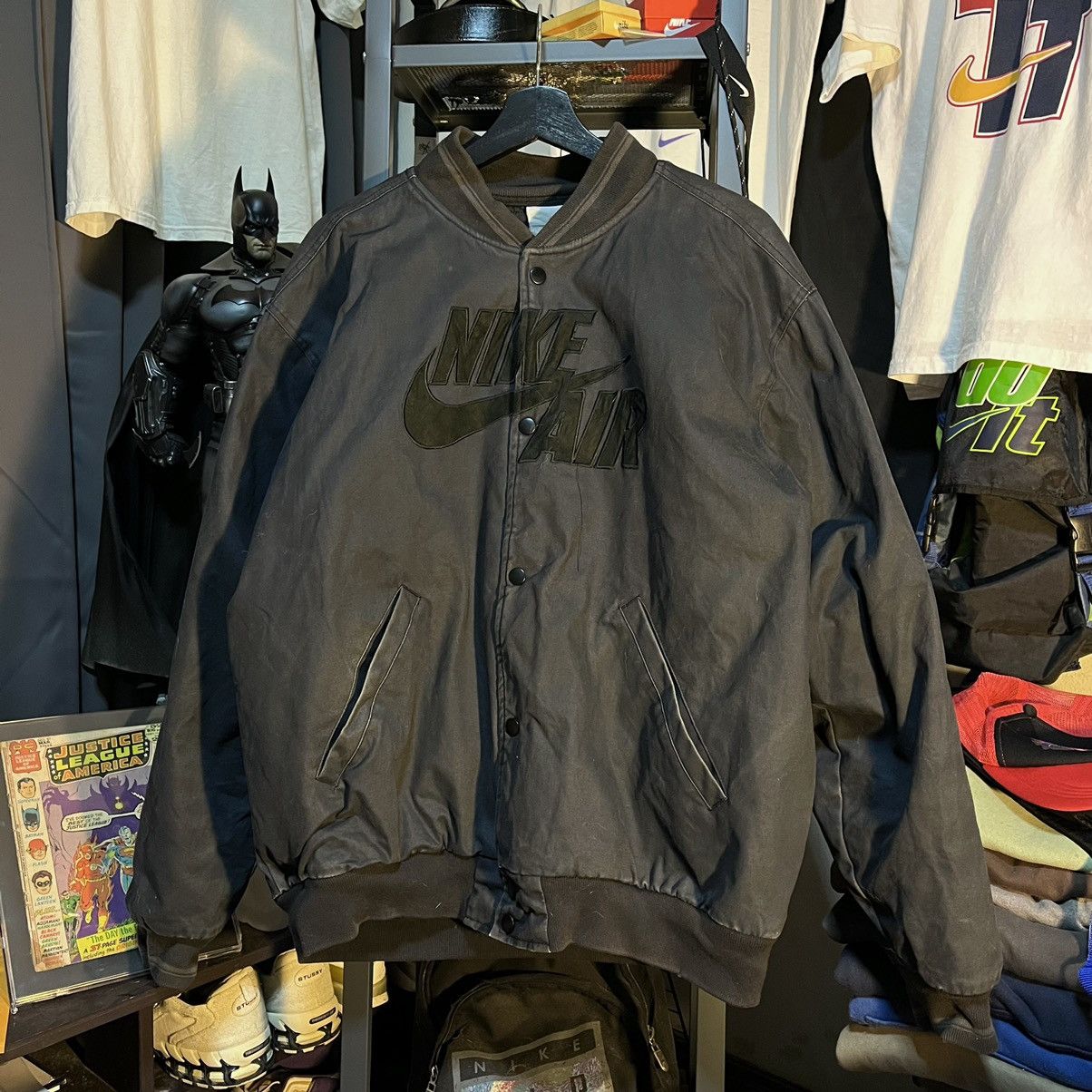 Vintage Y2K Nike Air Spell Out Baseball Bomber Jacket