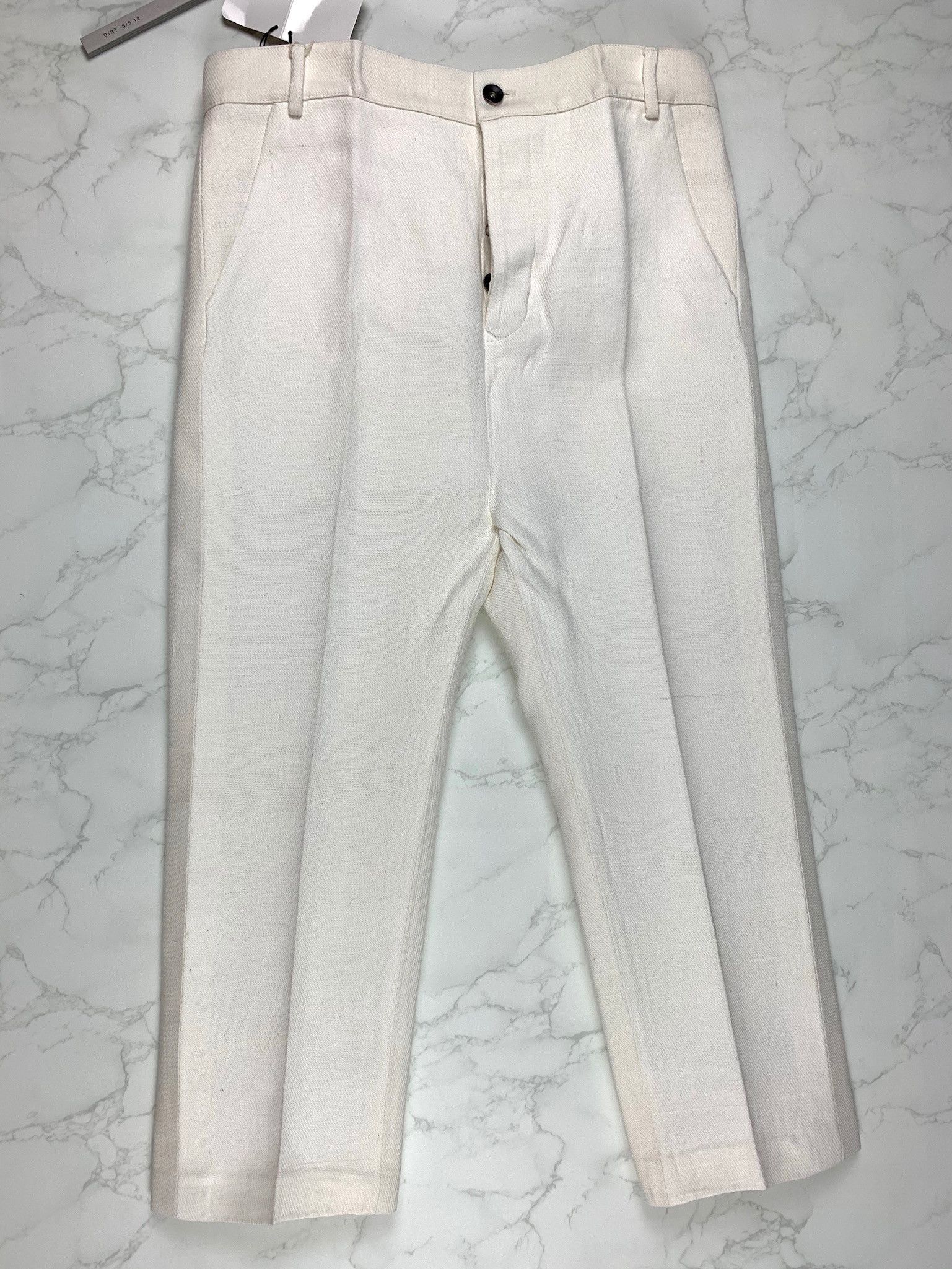 Rick Owens 🔥70% OFF🔥 [SALE] Rick Owens Bolans Natural Cropped Pants Size US 32 / EU 48 - 6 Thumbnail