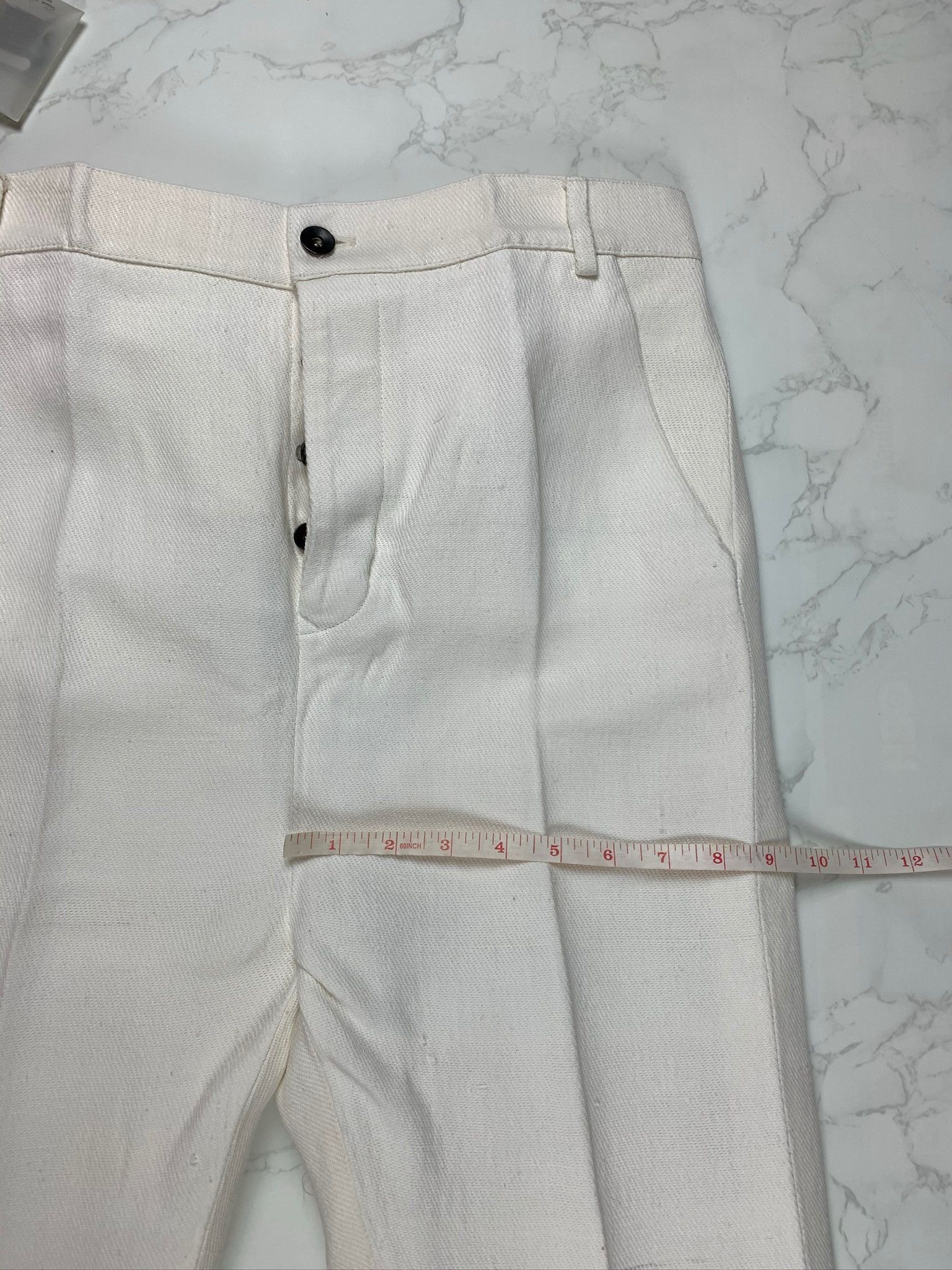 Rick Owens 🔥70% OFF🔥 [SALE] Rick Owens Bolans Natural Cropped Pants Size US 32 / EU 48 - 4 Thumbnail