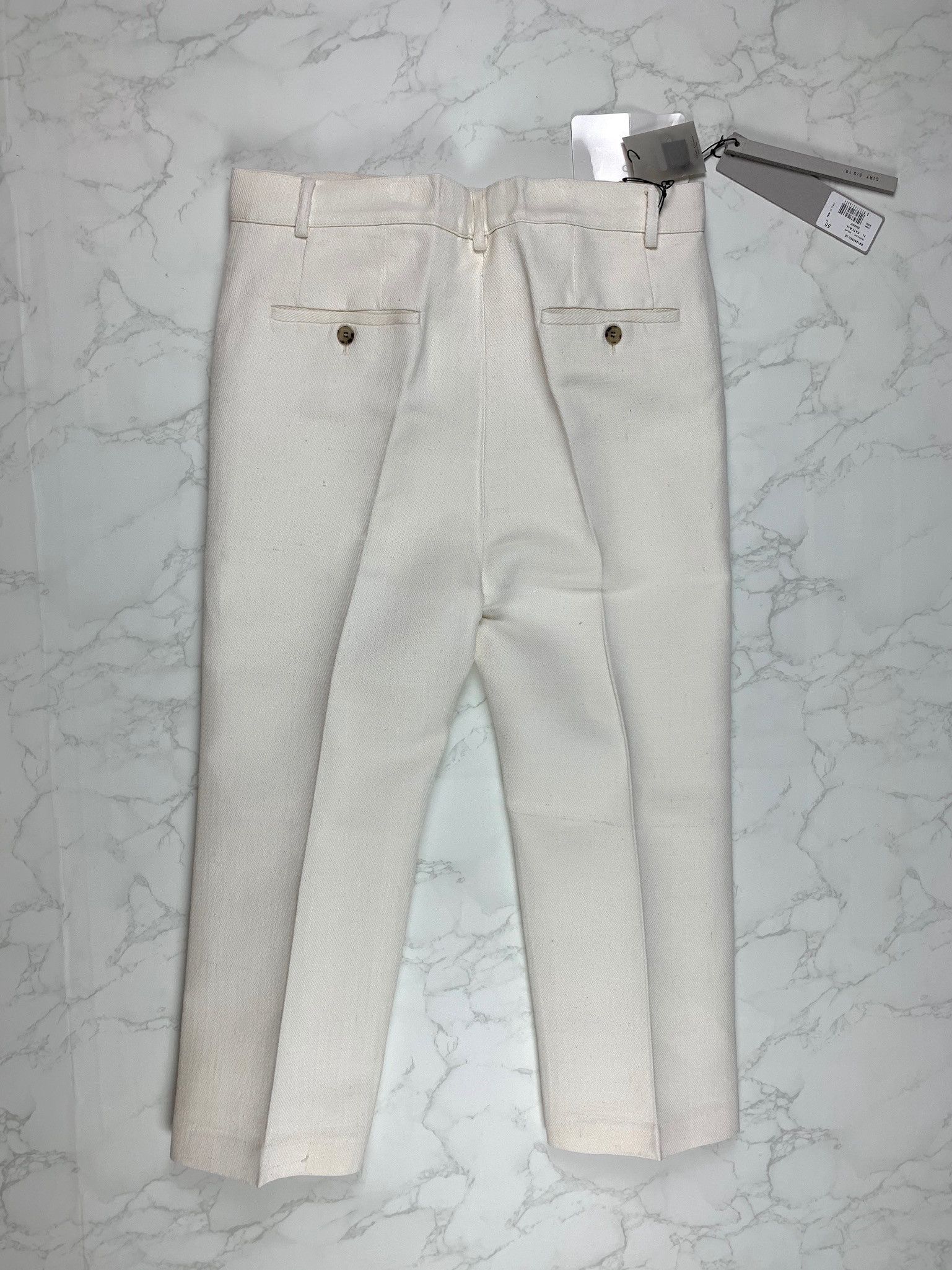 Rick Owens 🔥70% OFF🔥 [SALE] Rick Owens Bolans Natural Cropped Pants Size US 32 / EU 48 - 11 Thumbnail