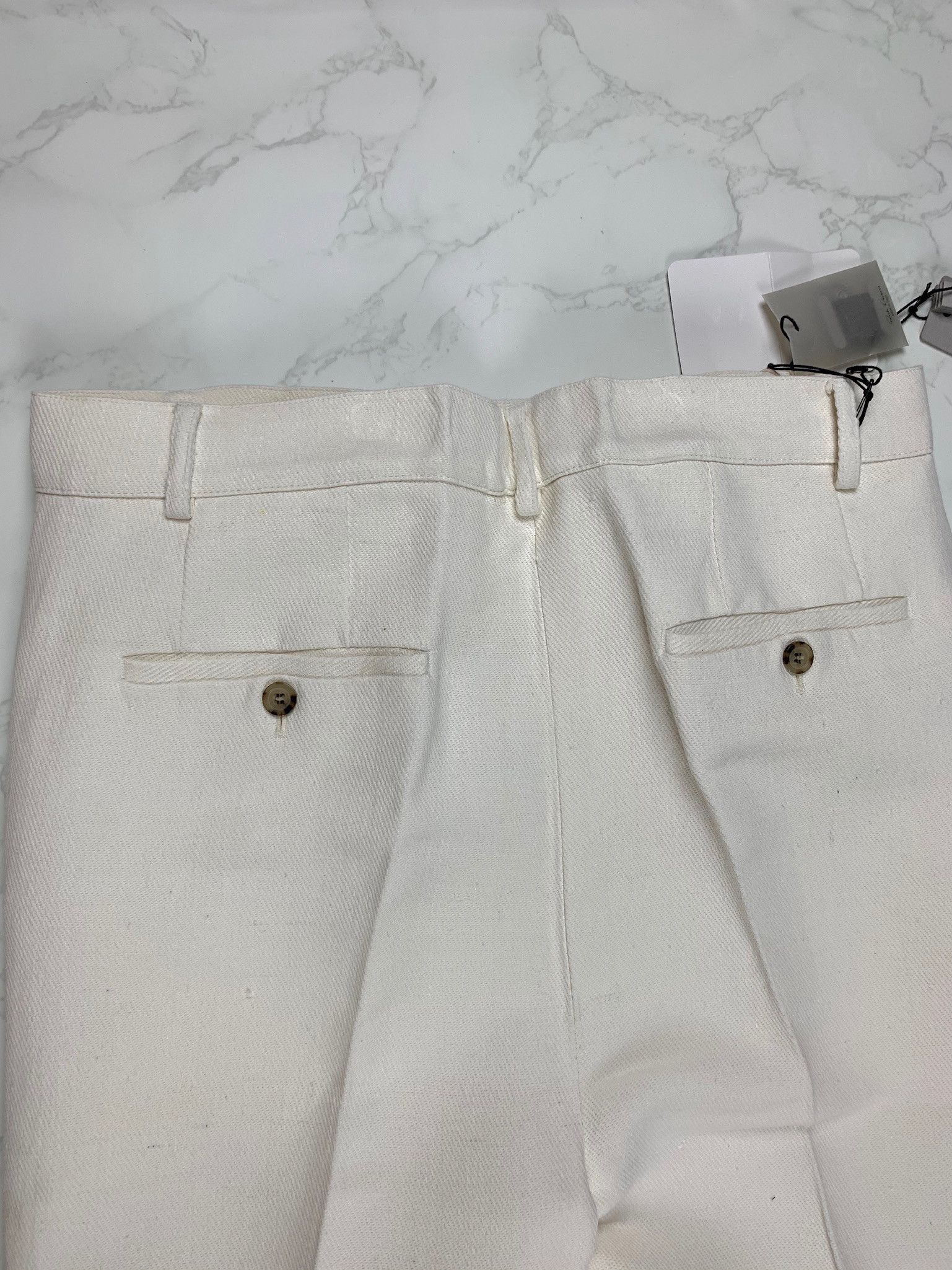 Rick Owens 🔥70% OFF🔥 [SALE] Rick Owens Bolans Natural Cropped Pants Size US 32 / EU 48 - 12 Thumbnail