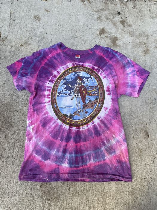 Rare Grateful Dead T Shirt Men's M Tie Dye Band Tour Bootleg