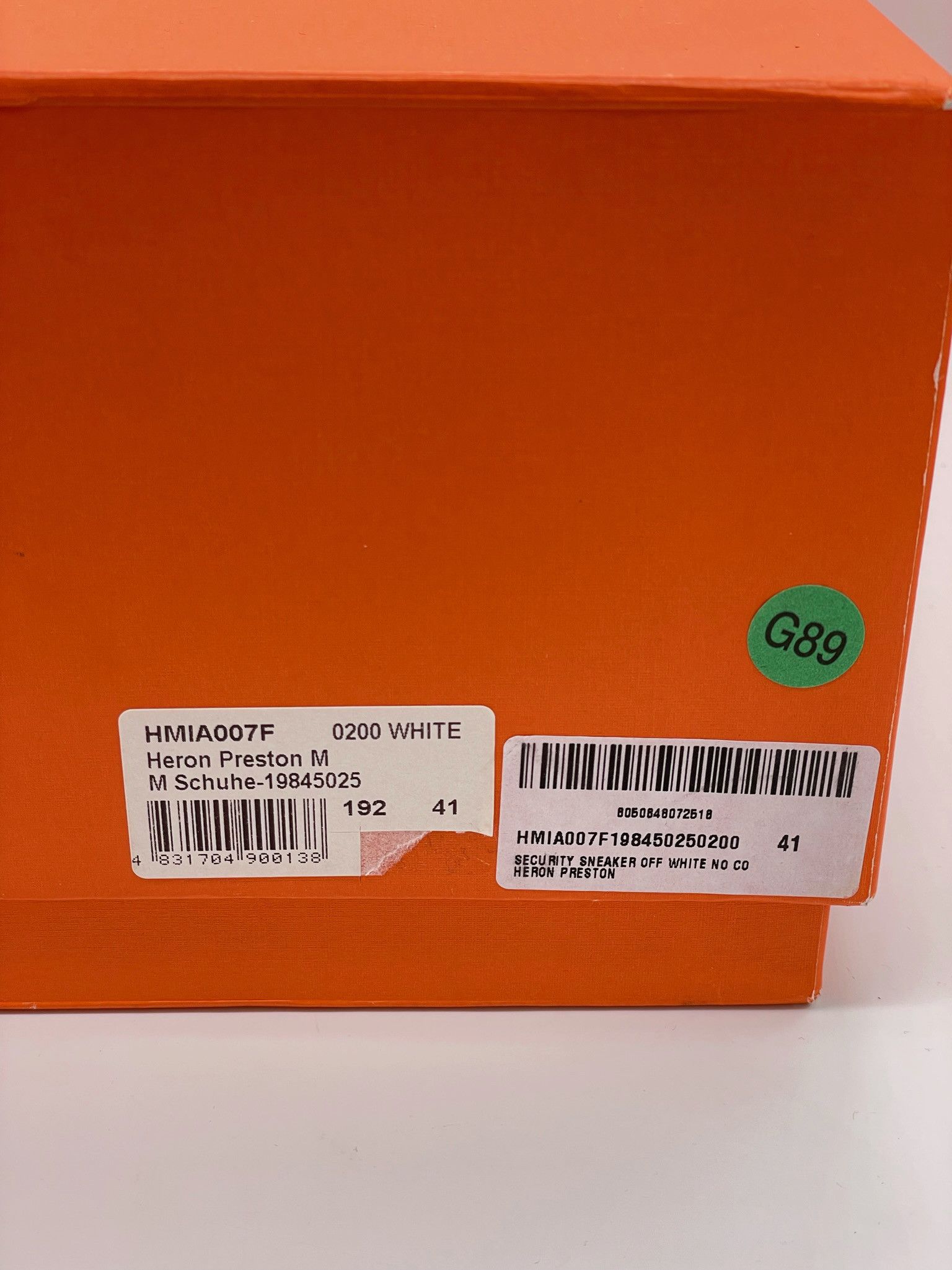 Heron Preston 🔥65% OFF🔥 [SALE] Heron Preston Security White Sneakers Size US 8 / EU 41 - 11 Thumbnail