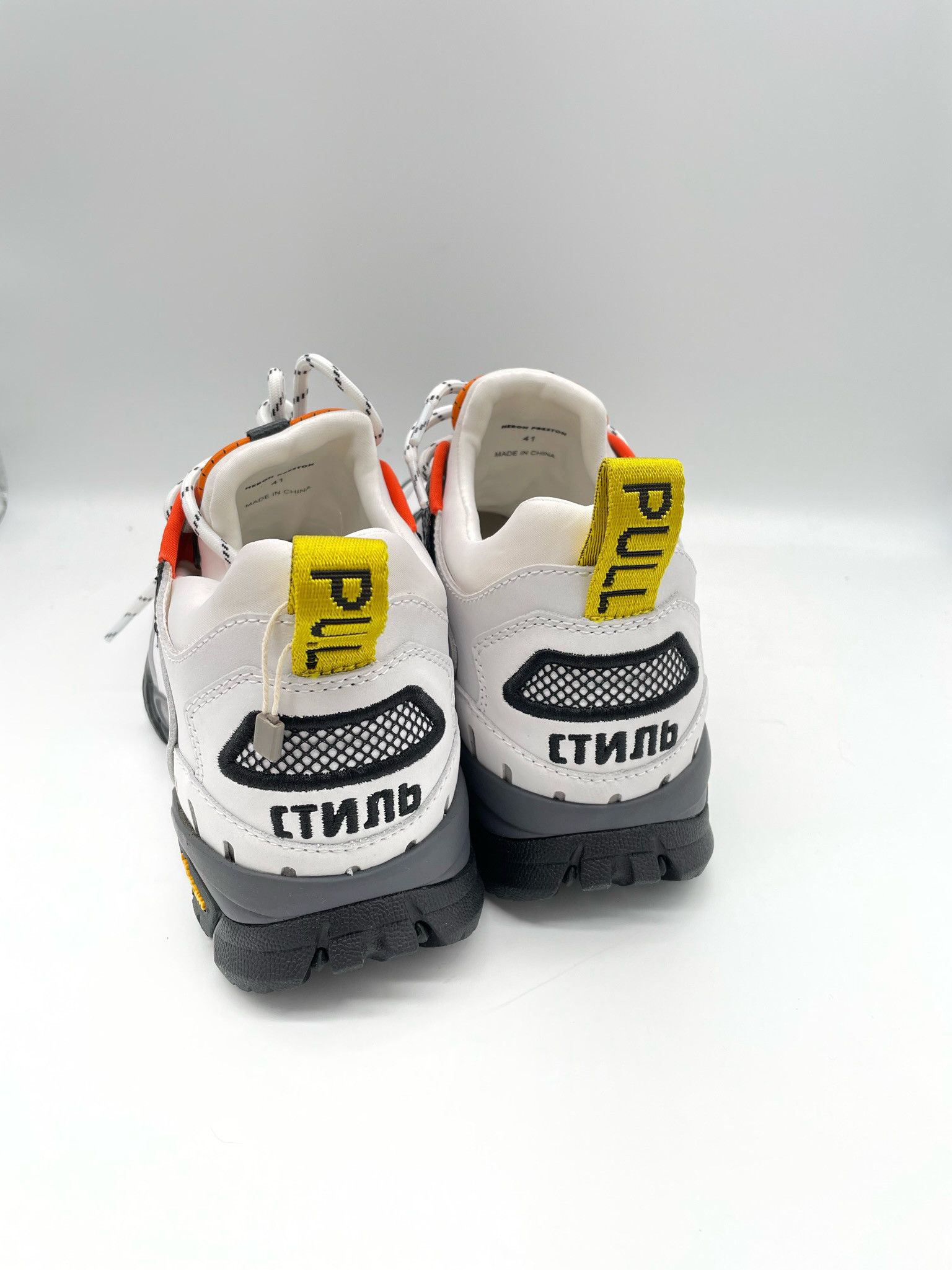 Heron Preston 🔥65% OFF🔥 [SALE] Heron Preston Security White Sneakers Size US 8 / EU 41 - 6 Thumbnail
