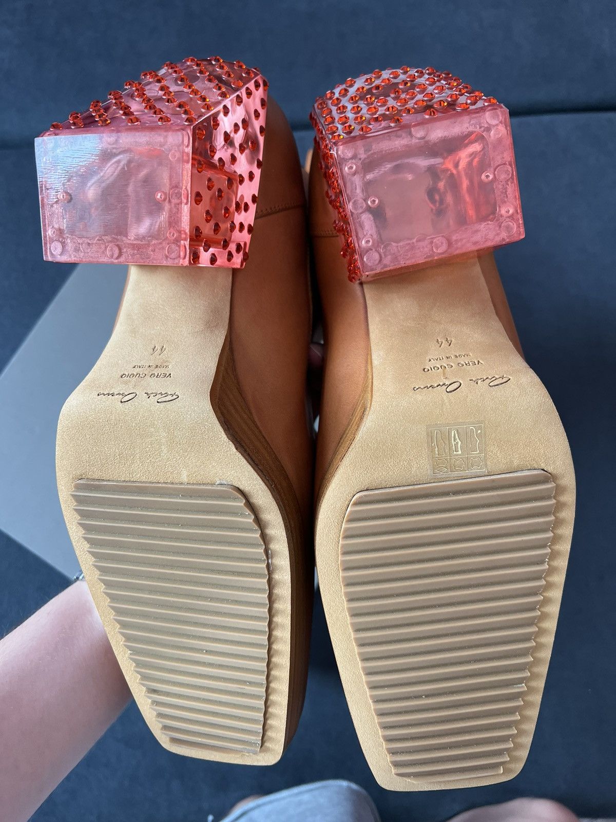 Rick Owens DELETE IN 2 DAYS SAMPLE 1o1 Crazy rare CLEAR SOLE BOOTS Size US 11 / EU 44 - 5 Thumbnail