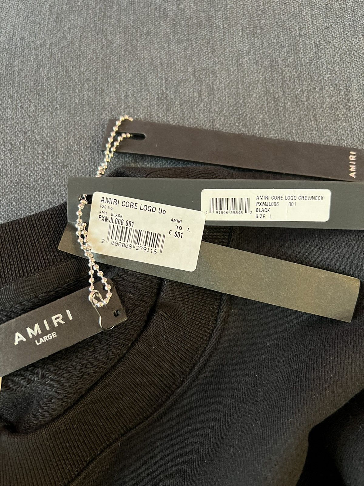 Amiri 850$ NEW Logo sweatshirt medium Size US L / EU 52-54 / 3 - 3 Thumbnail