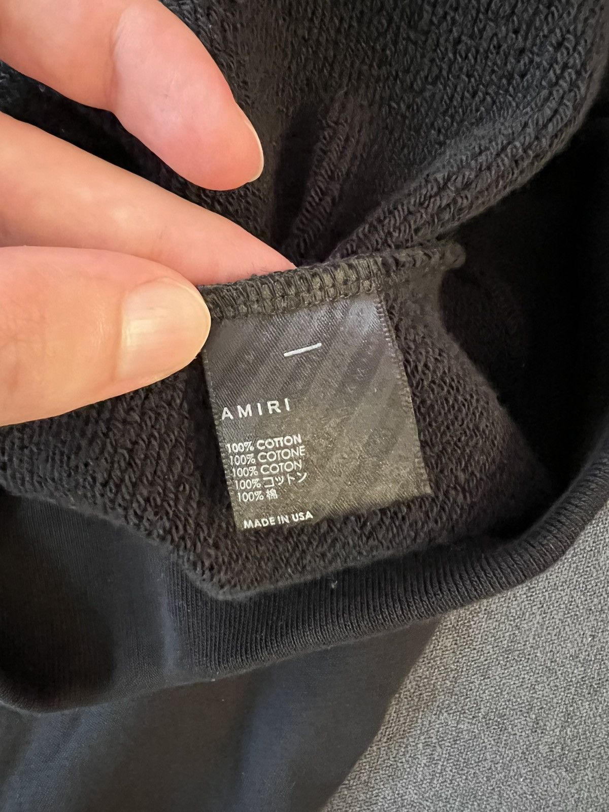 Amiri 850$ NEW Logo sweatshirt medium Size US L / EU 52-54 / 3 - 5 Thumbnail