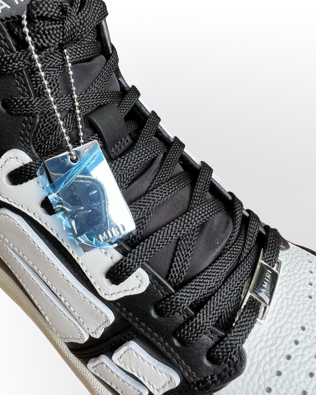 Amiri Amiri SKEL-HI black white sneaker Size US 10 / EU 43 - 6 Thumbnail