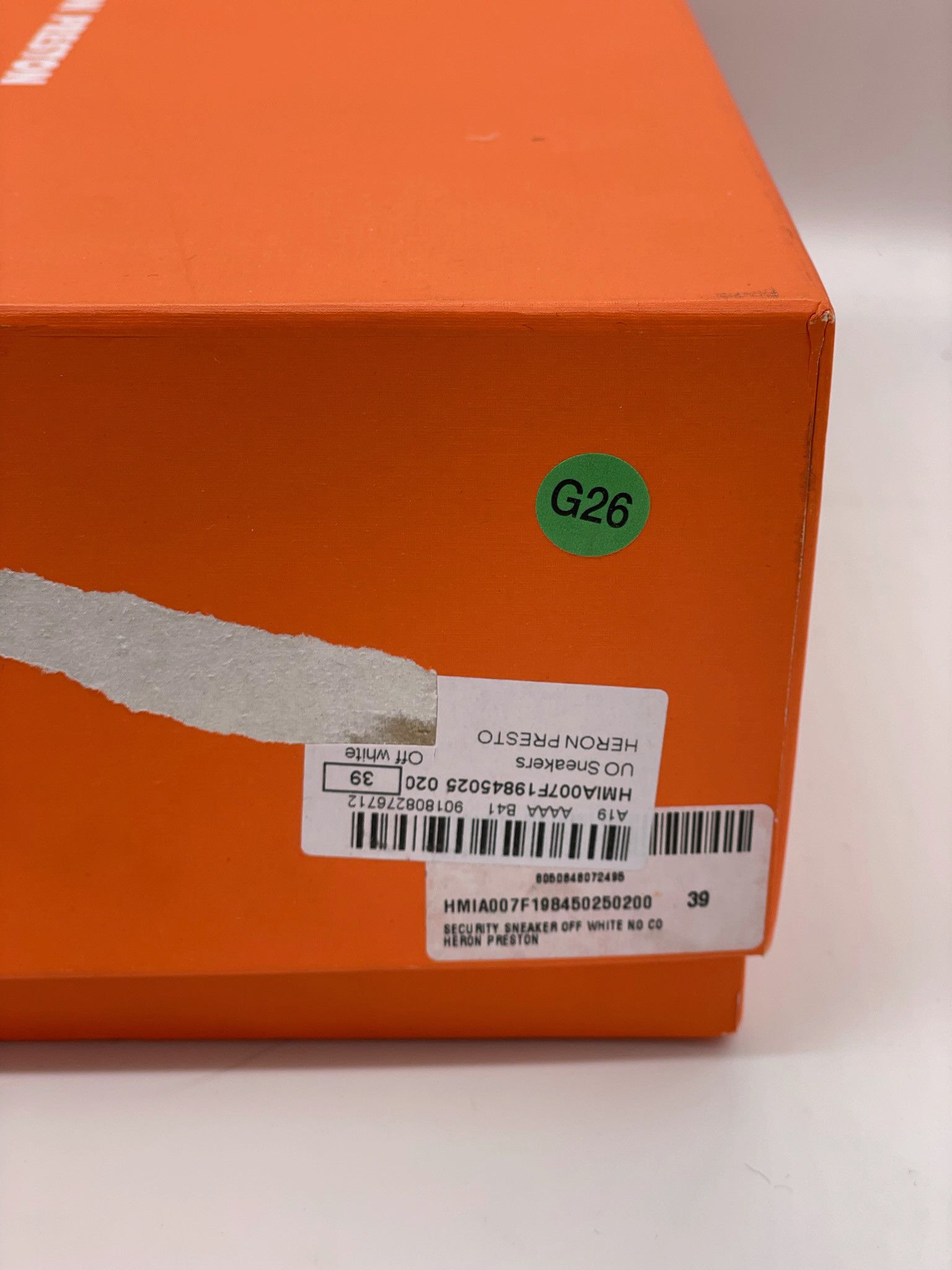 Heron Preston 🔥65% OFF🔥 [SALE] Heron Preston Security White Sneakers Size US 6 / EU 39 - 10 Thumbnail